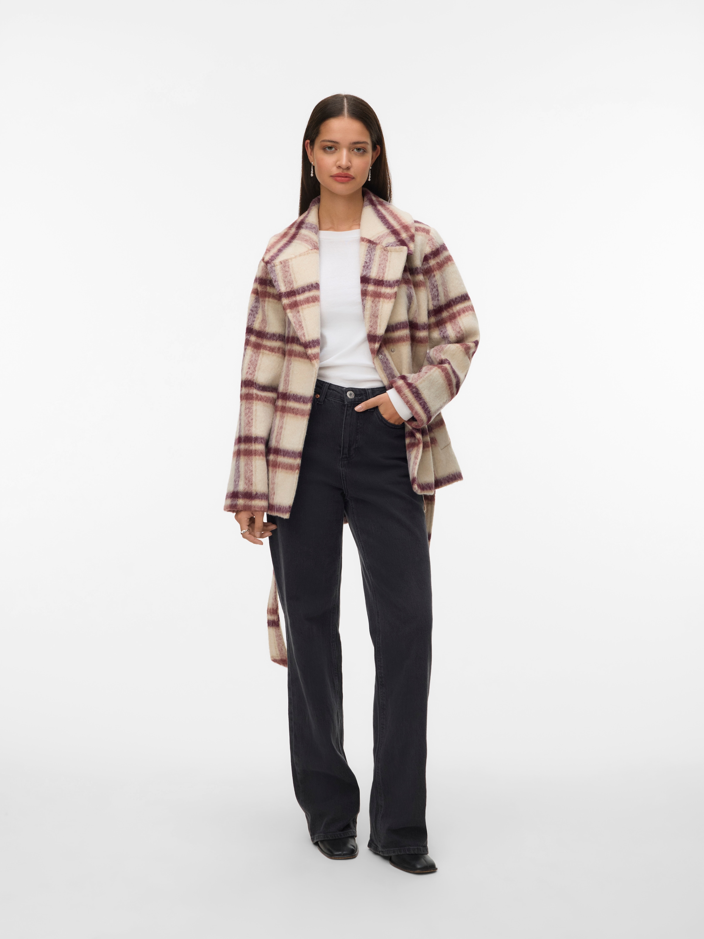 Vero Moda Veste courte »VMVERA SHIRLEY CHECK JACKET BOO«