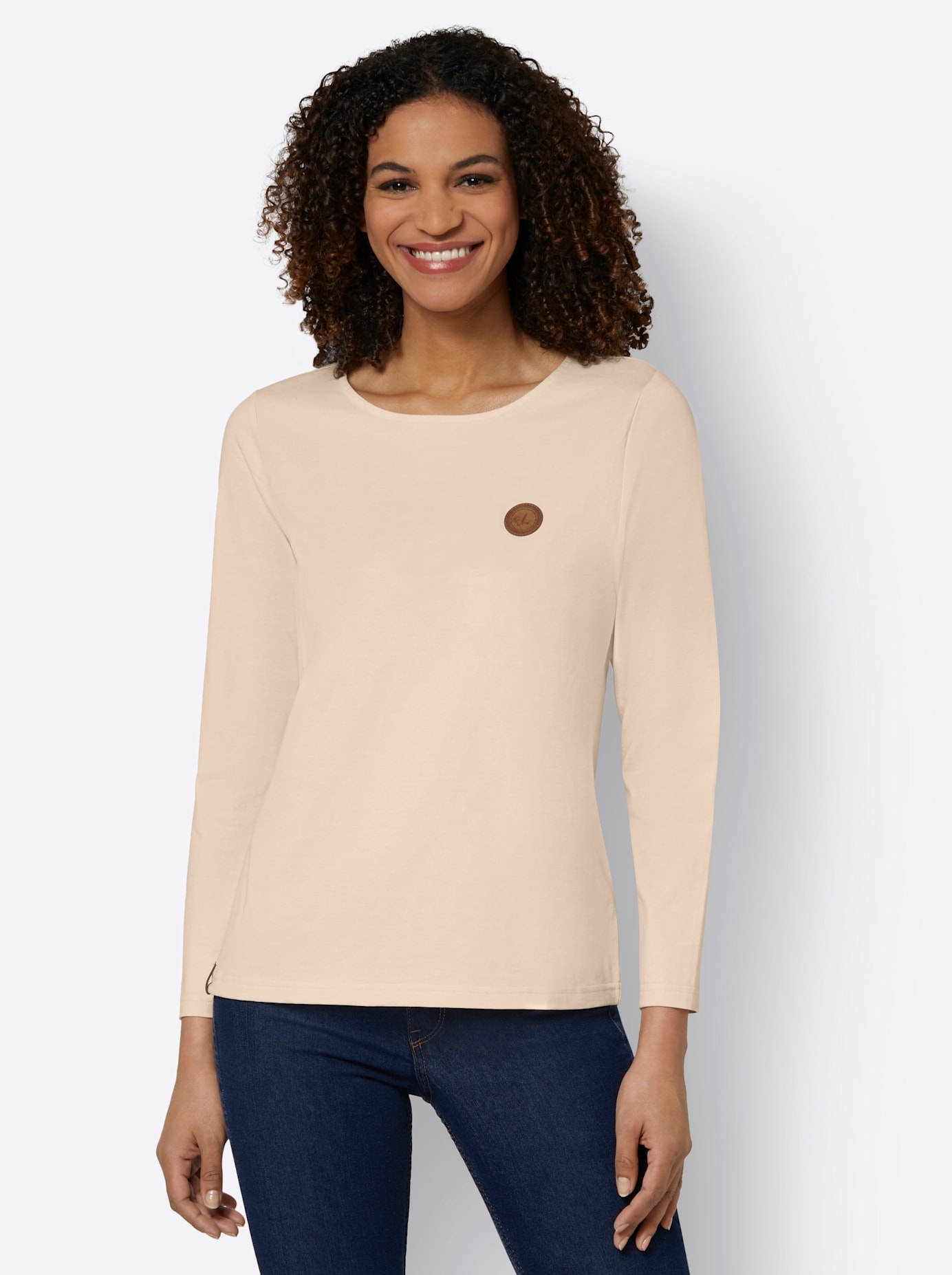 Casual Looks Shirt à col rond »Shirt« 1 cuis