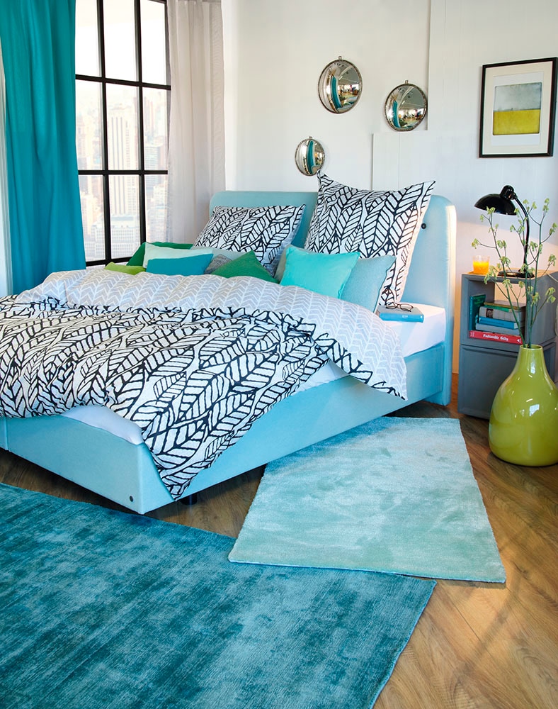 TOM TAILOR HOME Tapis »Shine uni« Rectangulaire 8 mm Höhe Handweb Teppich, 100% Viskose, handgewebt, mit elegantem Schimmer