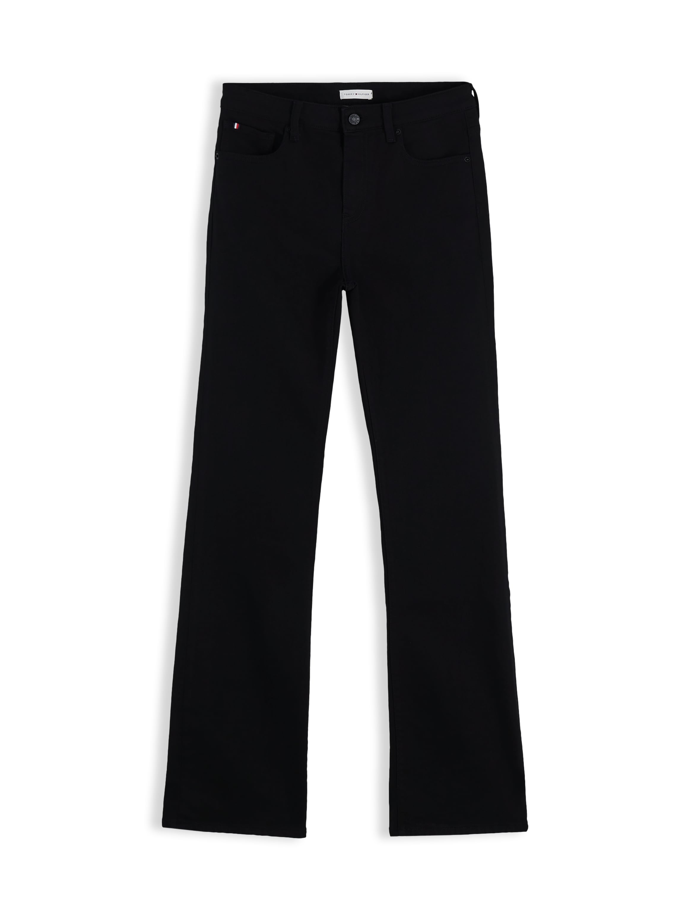 Tommy Hilfiger Jeans bootcut »SKYE MID RISE BOOTCUT STAY BLACK« Mélange de coton, coupe bootcut, taille moyenne