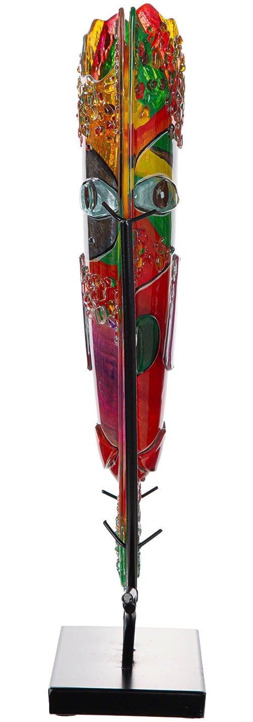 GILDE Vase décoratif »Bodenvase oval Samos pink H. 49 cm«