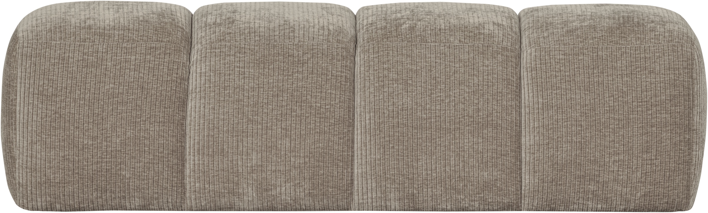 WOOOD Banc rembourré »Mojo ohne Rückenlehne mit Jacquard-Rippenbezug B 160 x T 45 x H 49 cm« Excellente résistance à l'usure, capacité de charge 120 kg, combinable