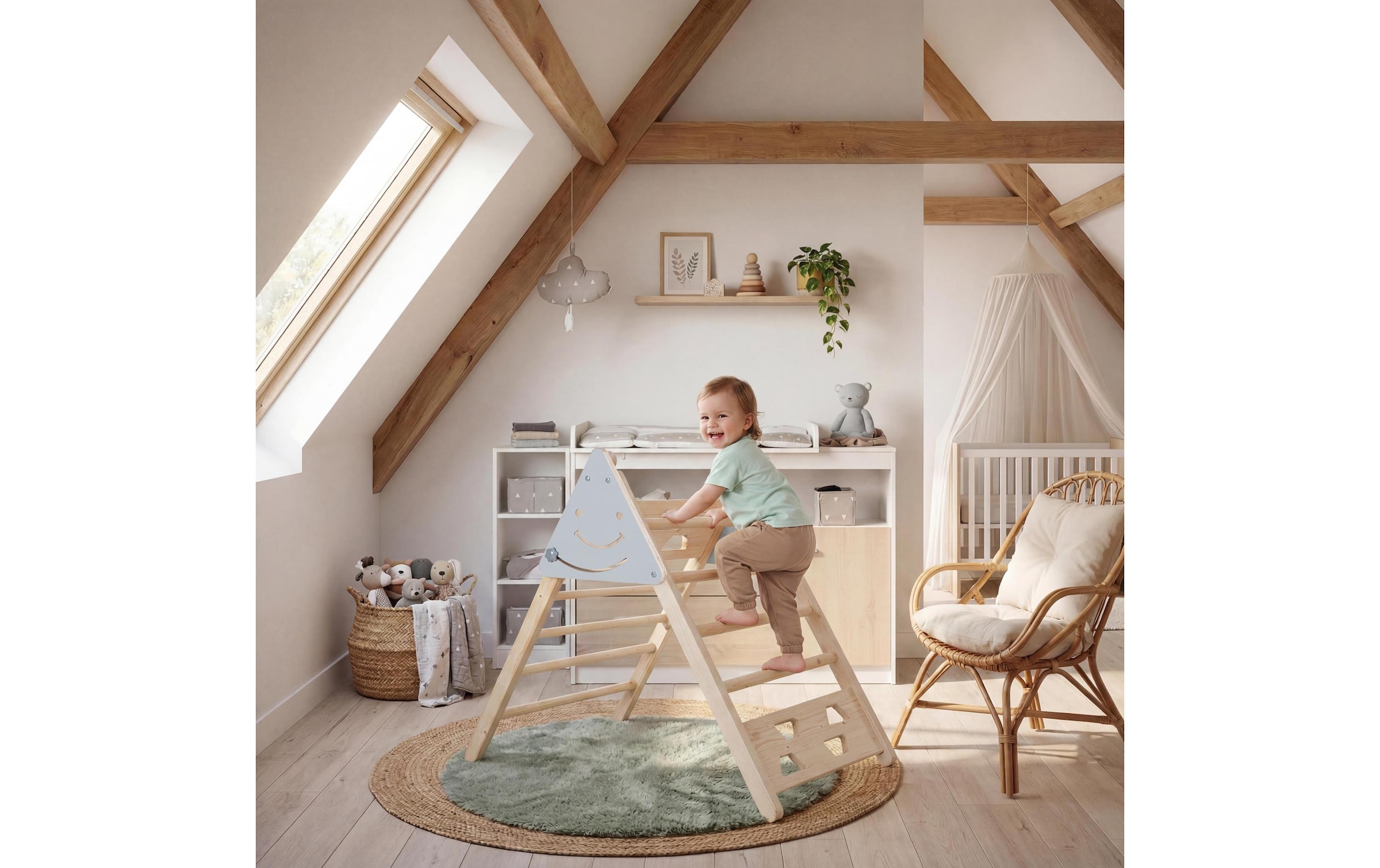 roba® Structure d'escalade »Kletterdreieck klappbar«