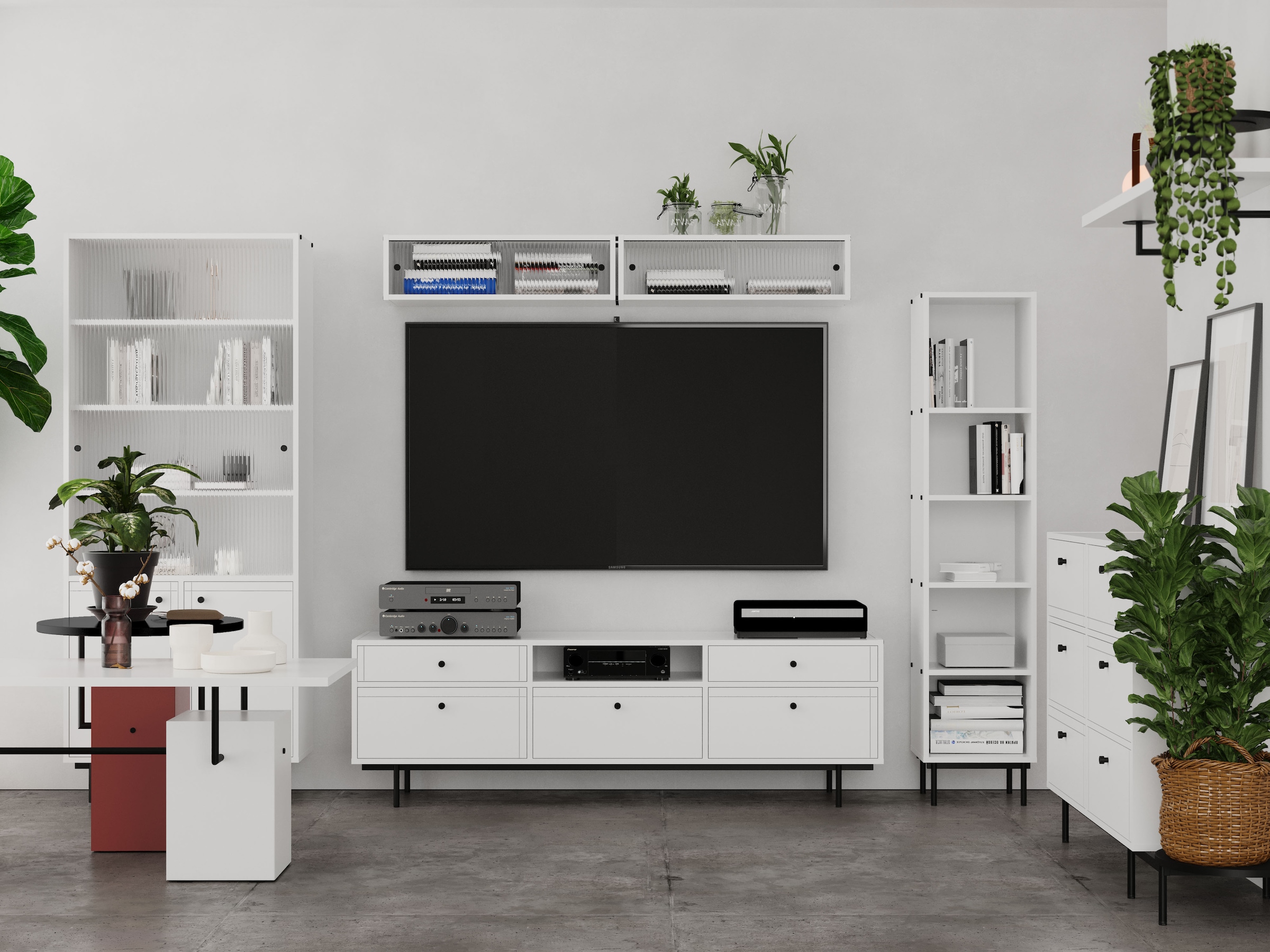 Home affaire Étagère sur pied »Arrocco: Schlankes Regal in 2 Farben mit Metallelementen, stilvoll« B/T/H: 39,4/35/175cm, 5 offene Fächer, viel Platz, Made in Poland
