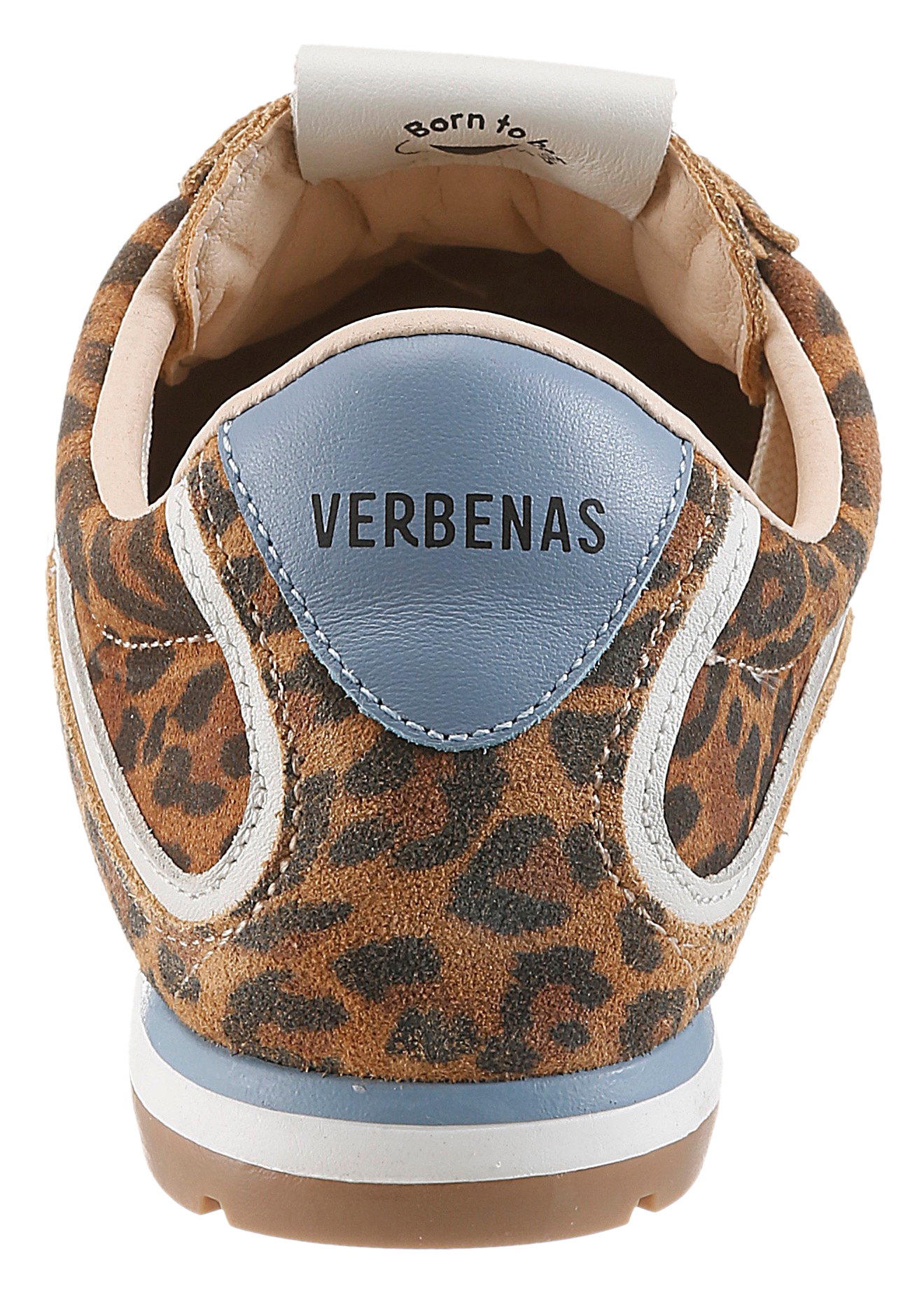 VERBENAS Baskets compensées »JAMAIC LEO SUMMER«  Sneaker rétro, à lacets, chaussure décontractée au look léopard