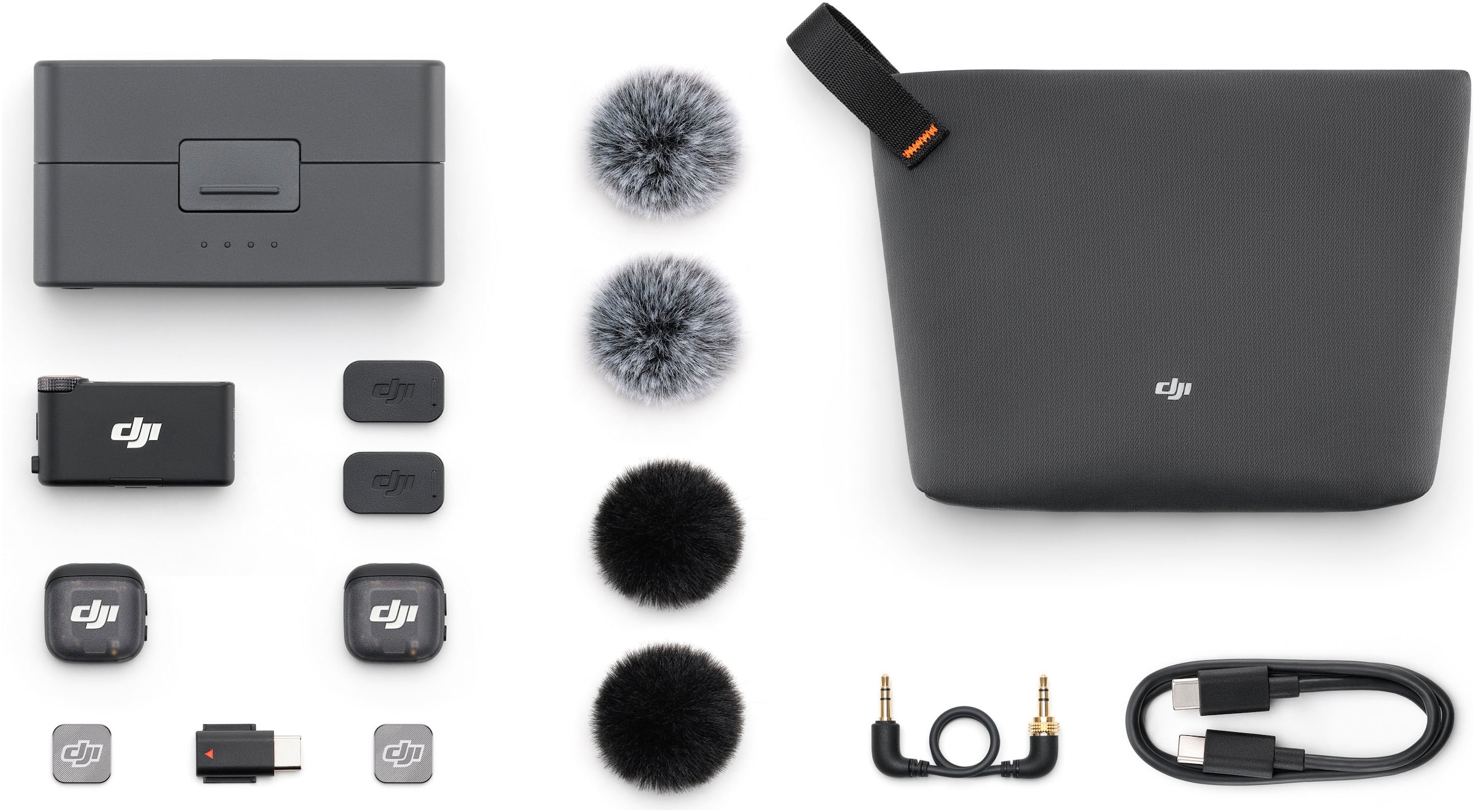 DJI Mikrofon »Mic 3 (2 Sender + 1 Empfänger + Ladeschale)«