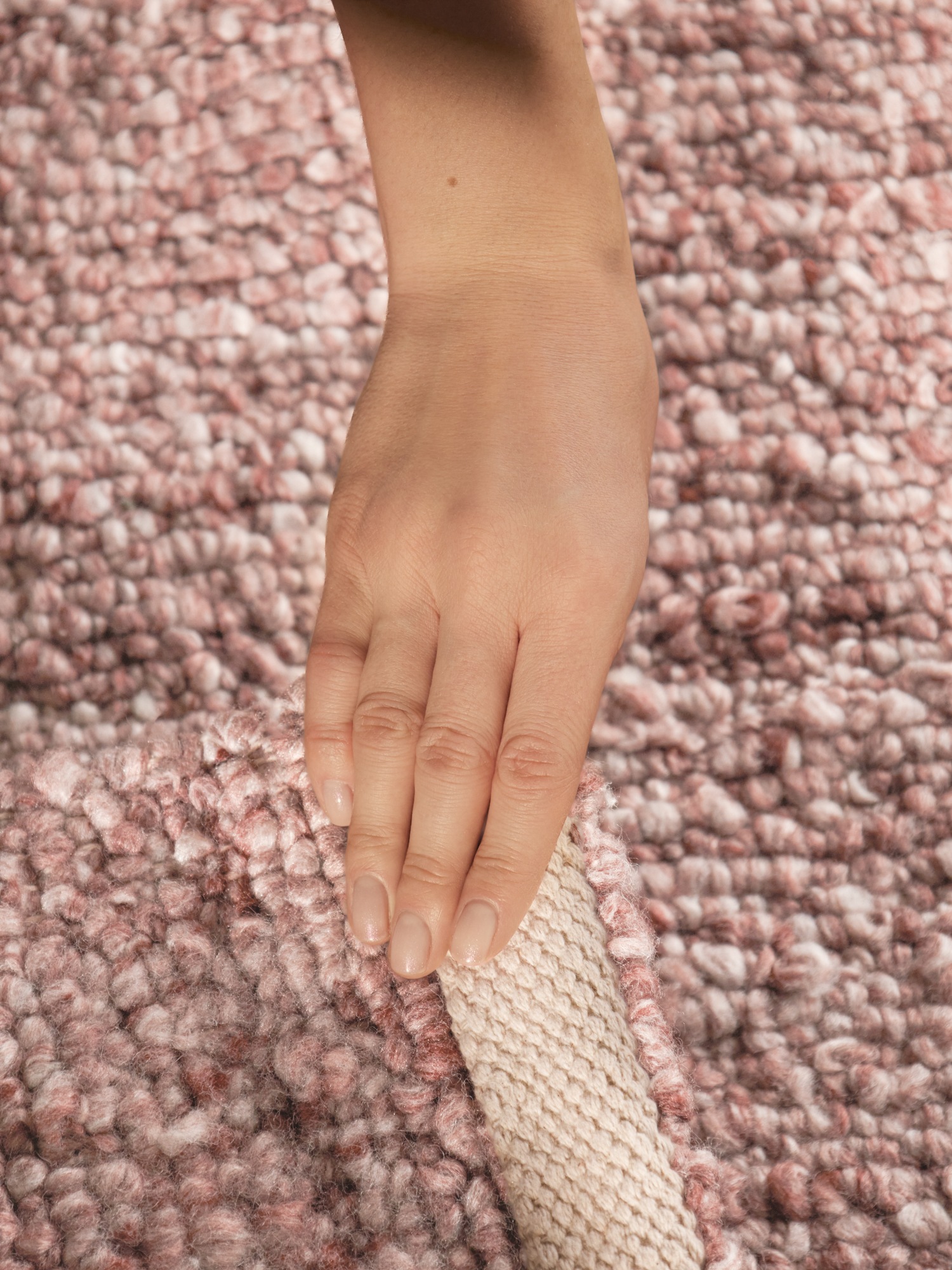 Ted Baker Teppich »Soft Bouclé Portobello , auch als Läufer« rechteckig 10 mm Höhe Woll-Optik, Bouclé Meliert, Wohnzimmer, Esszimmer, Schlafzimmer, Flur