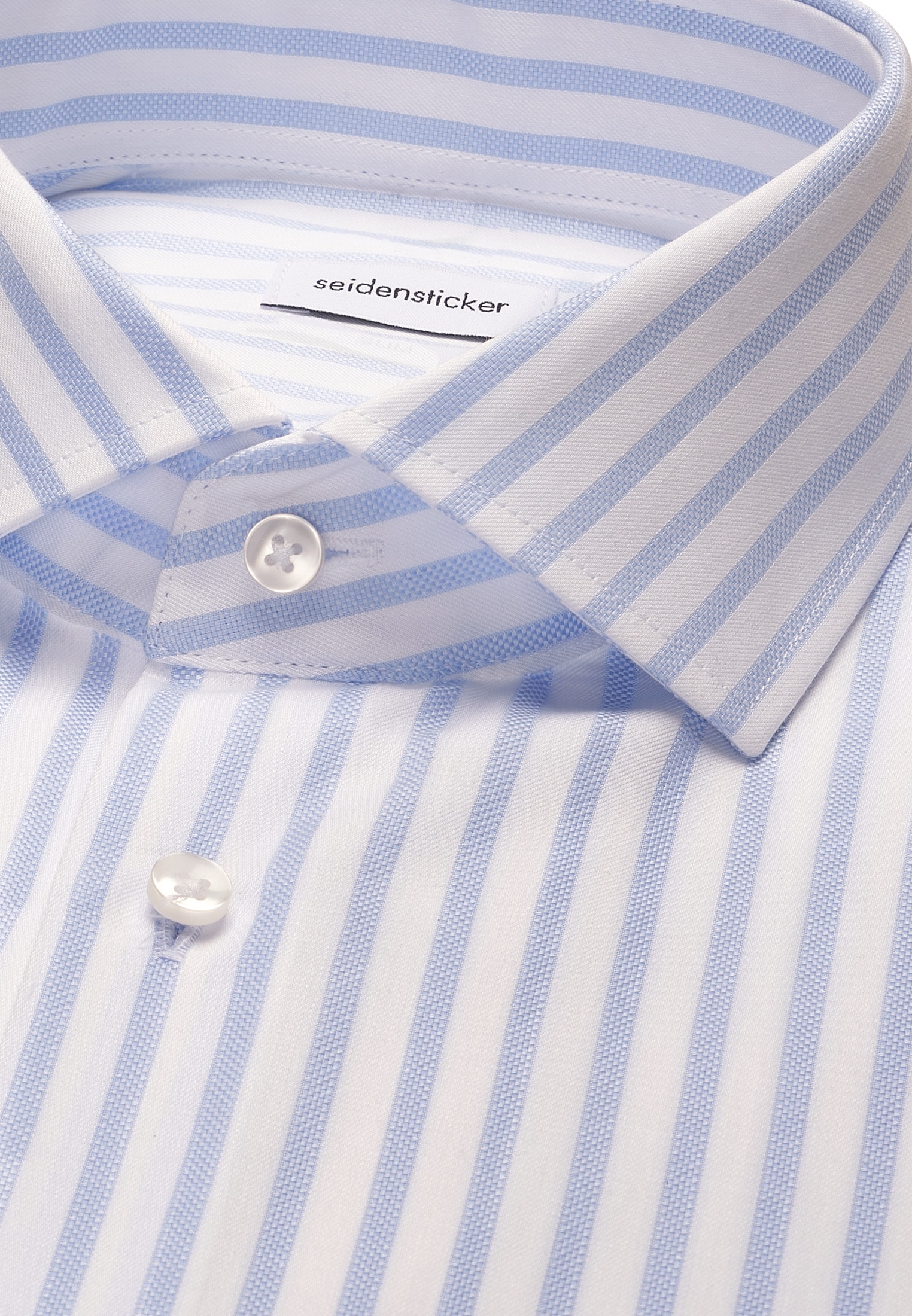 seidensticker Businesshemd »Schwarze Rose« Slim 1/1 Kentkragen Gestreift