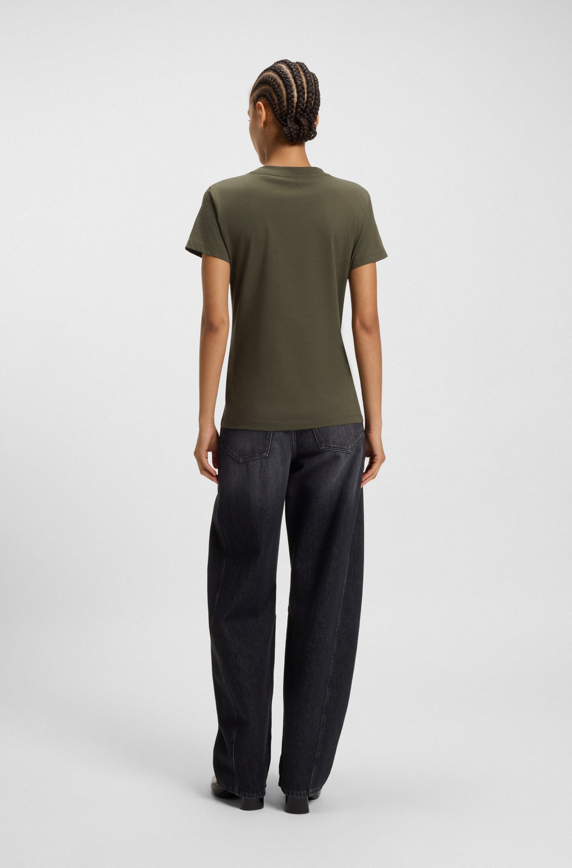 BOSS ORANGE T-Shirt »Esogo Premium Damenmode« mit Logo