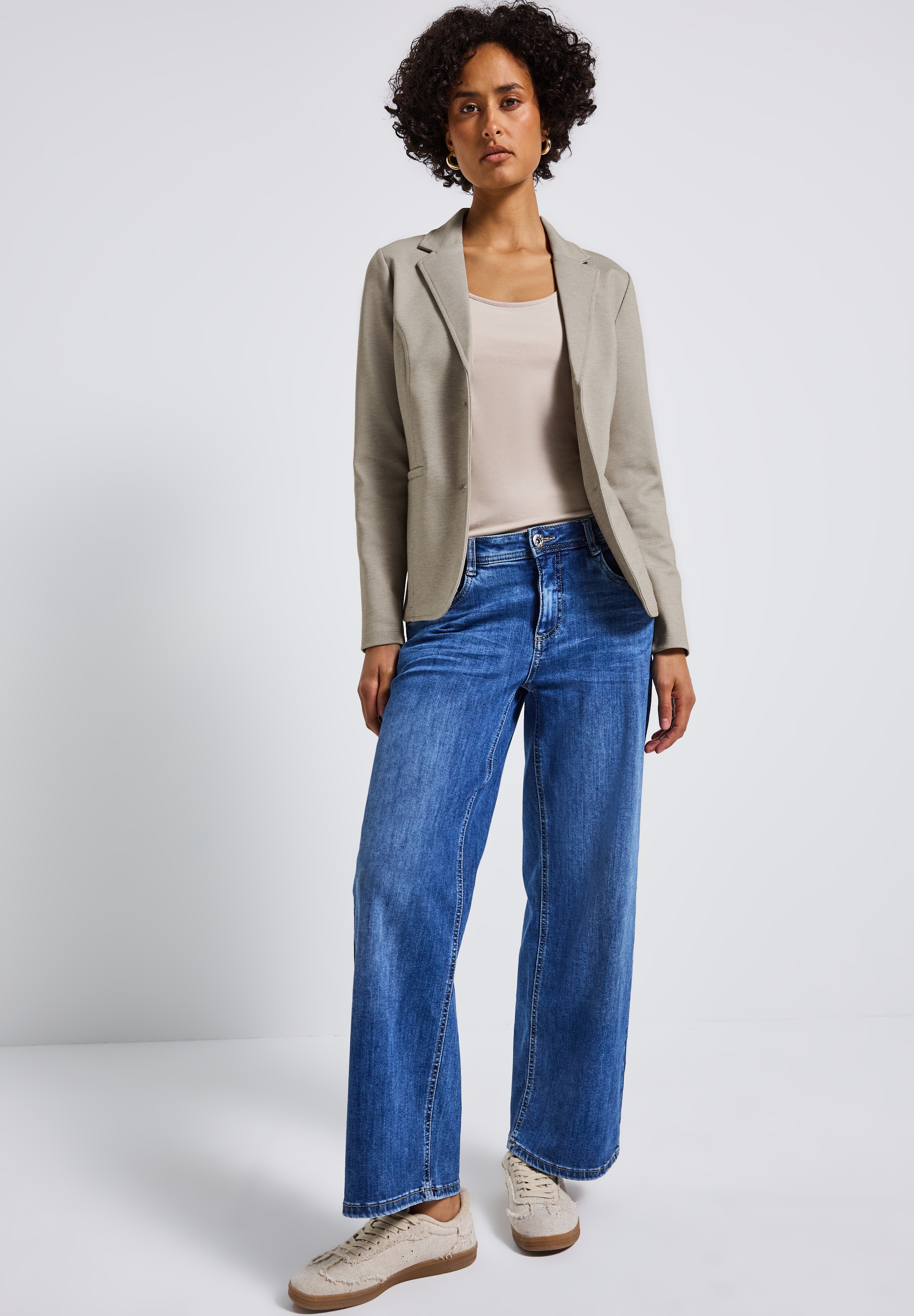 STREET ONE Veste blazer mit Reverskragen und Knöpfen