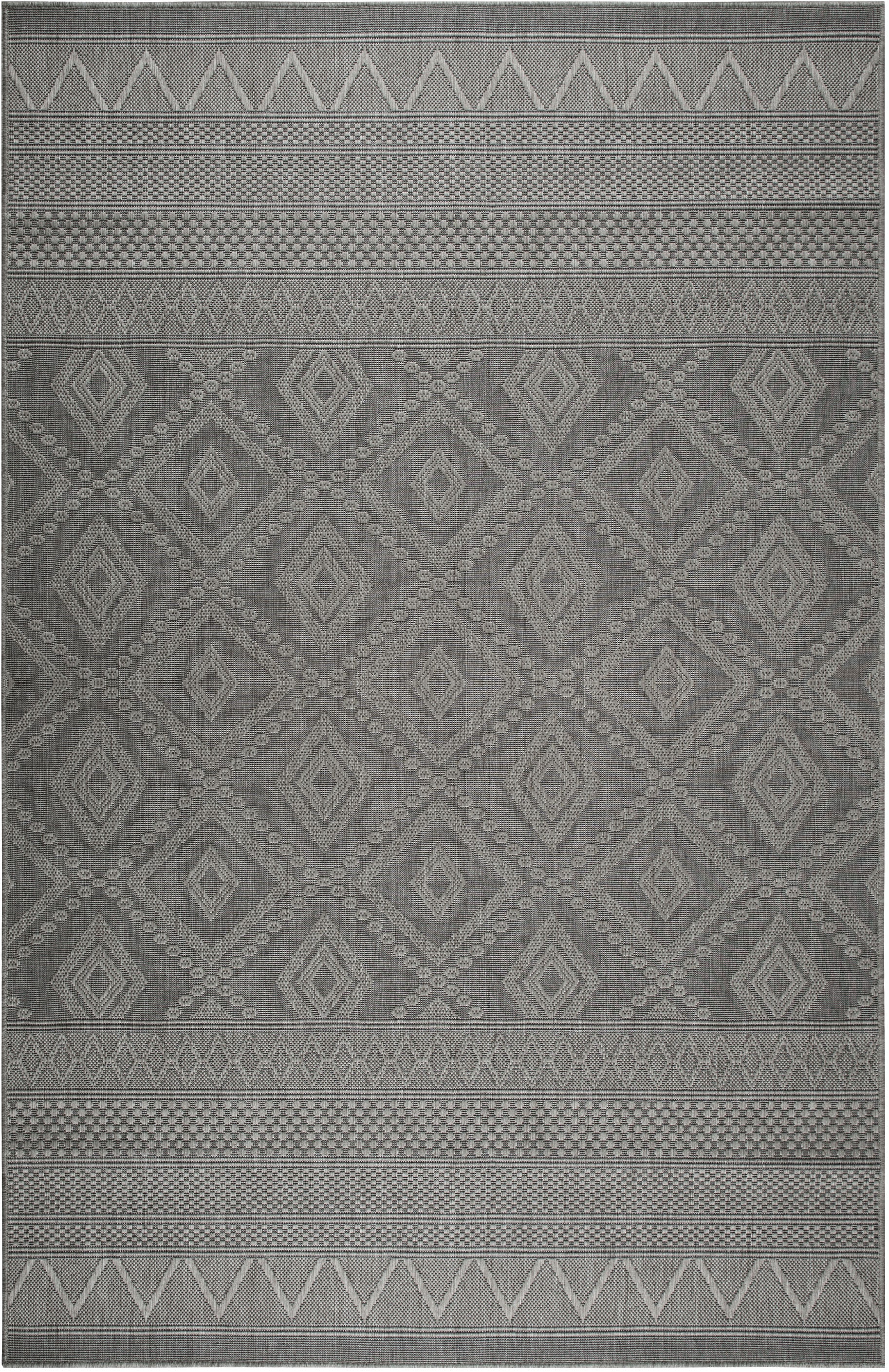 my home Tapis »Toronto auch als Läufer erhältlich« Rectangulaire 3 mm Höhe In- und Outdoor geeignet, Sisal-Optik, Wetterfest & UV-beständig, Boho