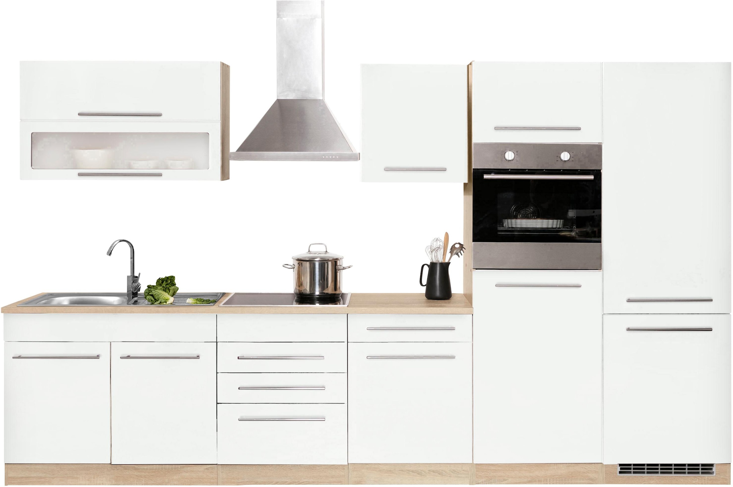 KOCHSTATION Kitchenette »KS-Eton« sans appareils électriques, largeur 330 cm