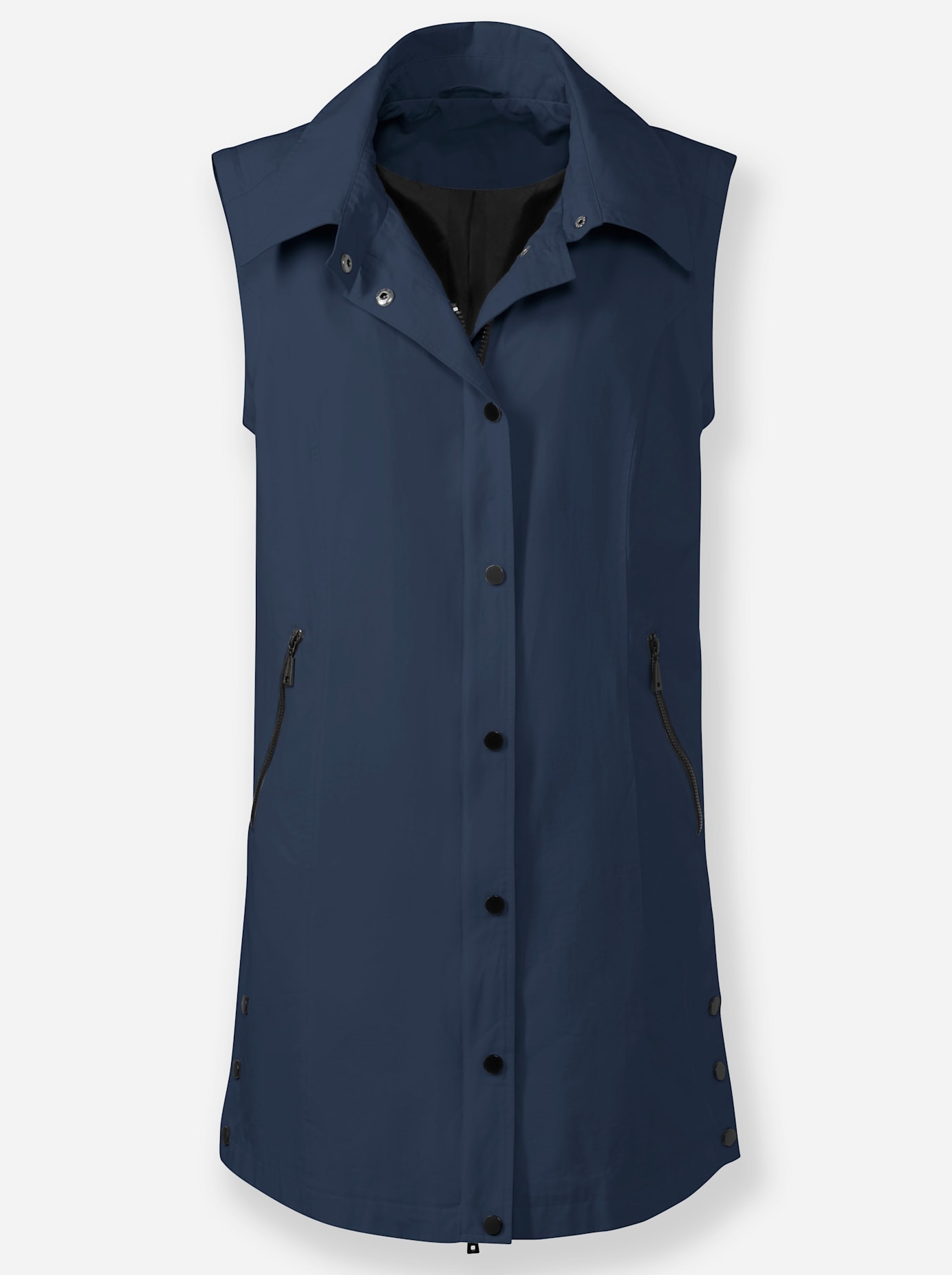 Casual Looks Langjacke mit Kapuze