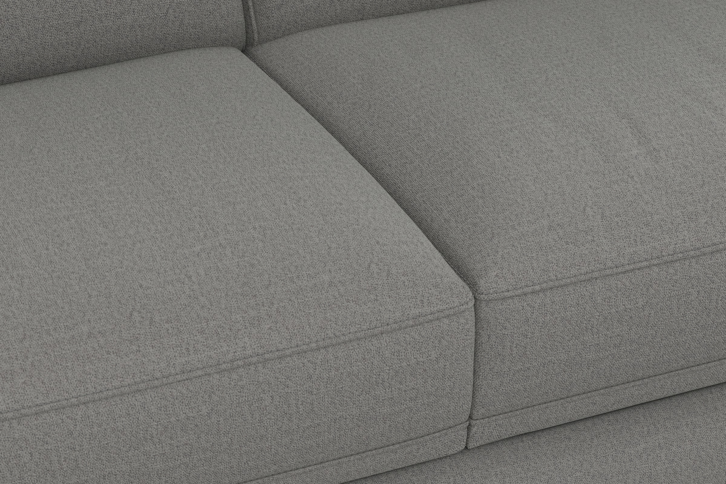 sit&more Ecksofa »Dundee L-Form« mit Federkern und Massivholzfüssen, wahlweise mit Kopfteilverstellung