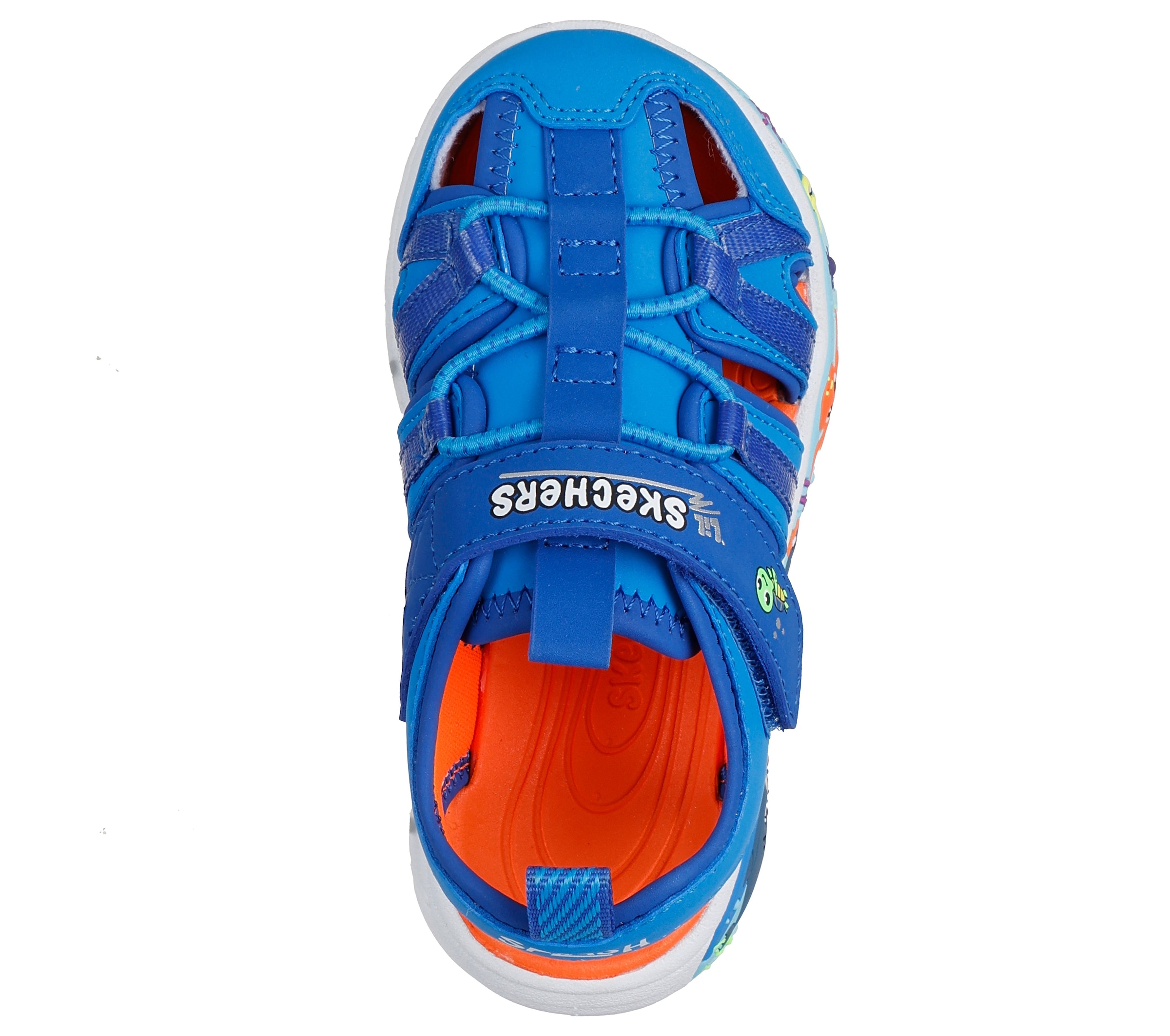 Skechers Sandale »PLAY SCENE SPLASH«  chaussure de bain avec semelle colorée, gabarit de taille à télécharger