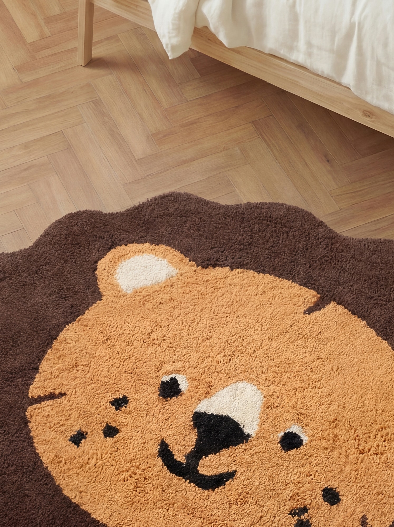 HANSE Home Tapis pour enfants »Lea« Forme de motif 10 mm Höhe lavable, fait main, doux, antidérapant, tapis de jeu pour chambre d'enfant