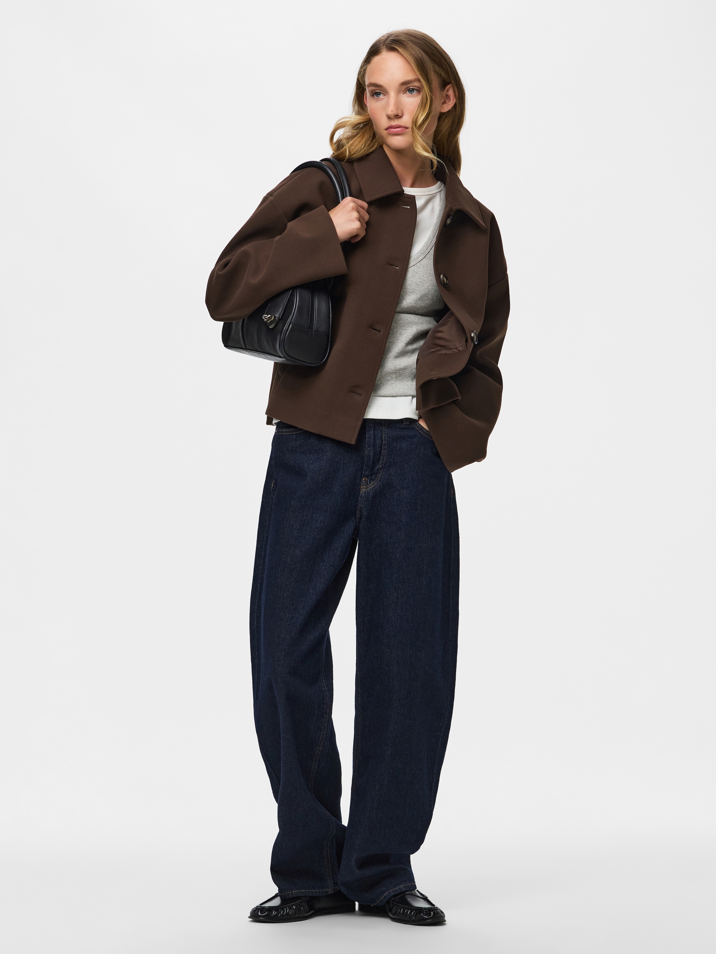 pieces Veste courte »PCAYA SHORT COAT NOOS BC« Kunstfaser
