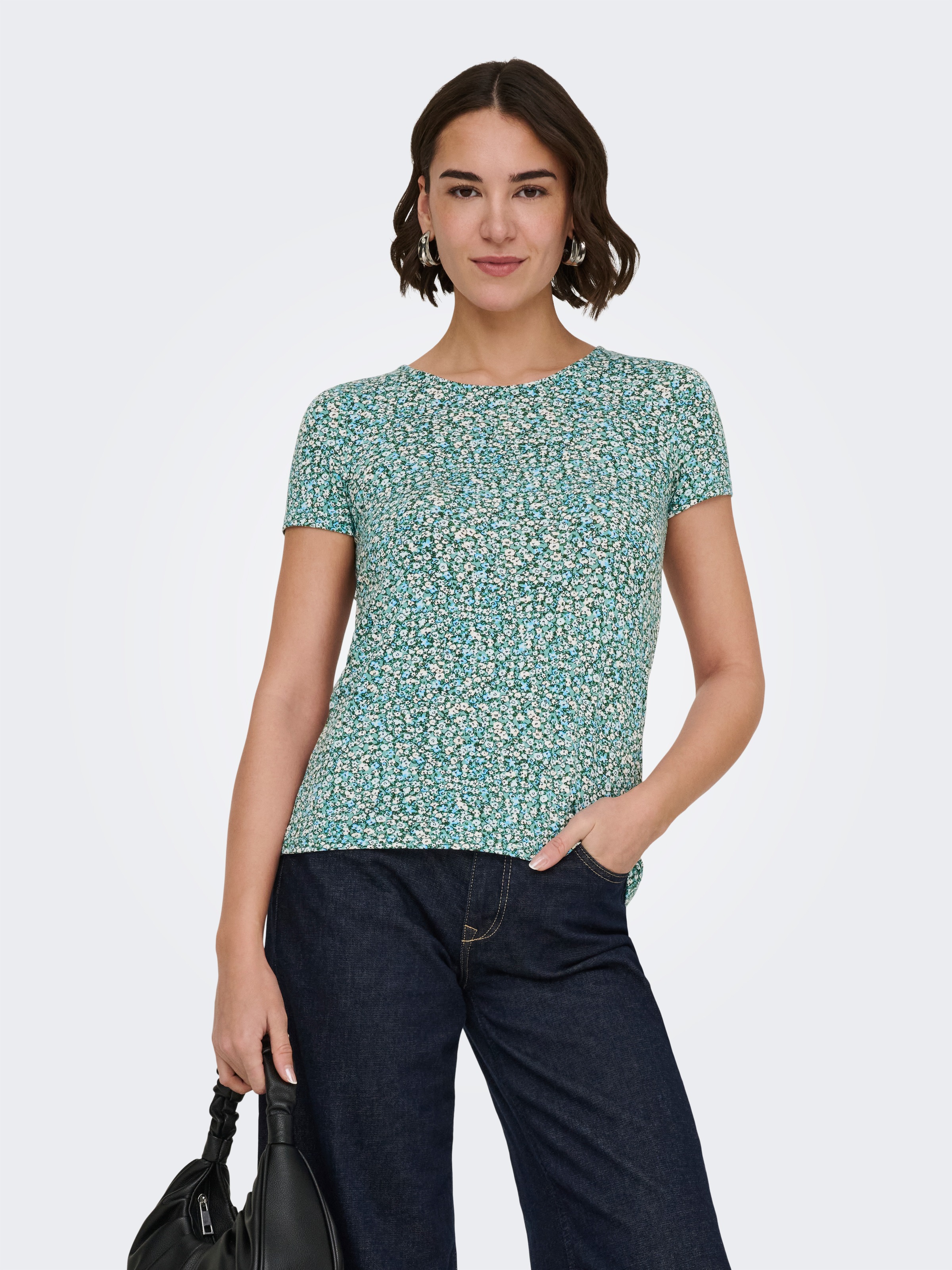 ONLY T-shirt à manches courtes »ONLBERA BACK LACE UP S/S TOP JRS NOOS«