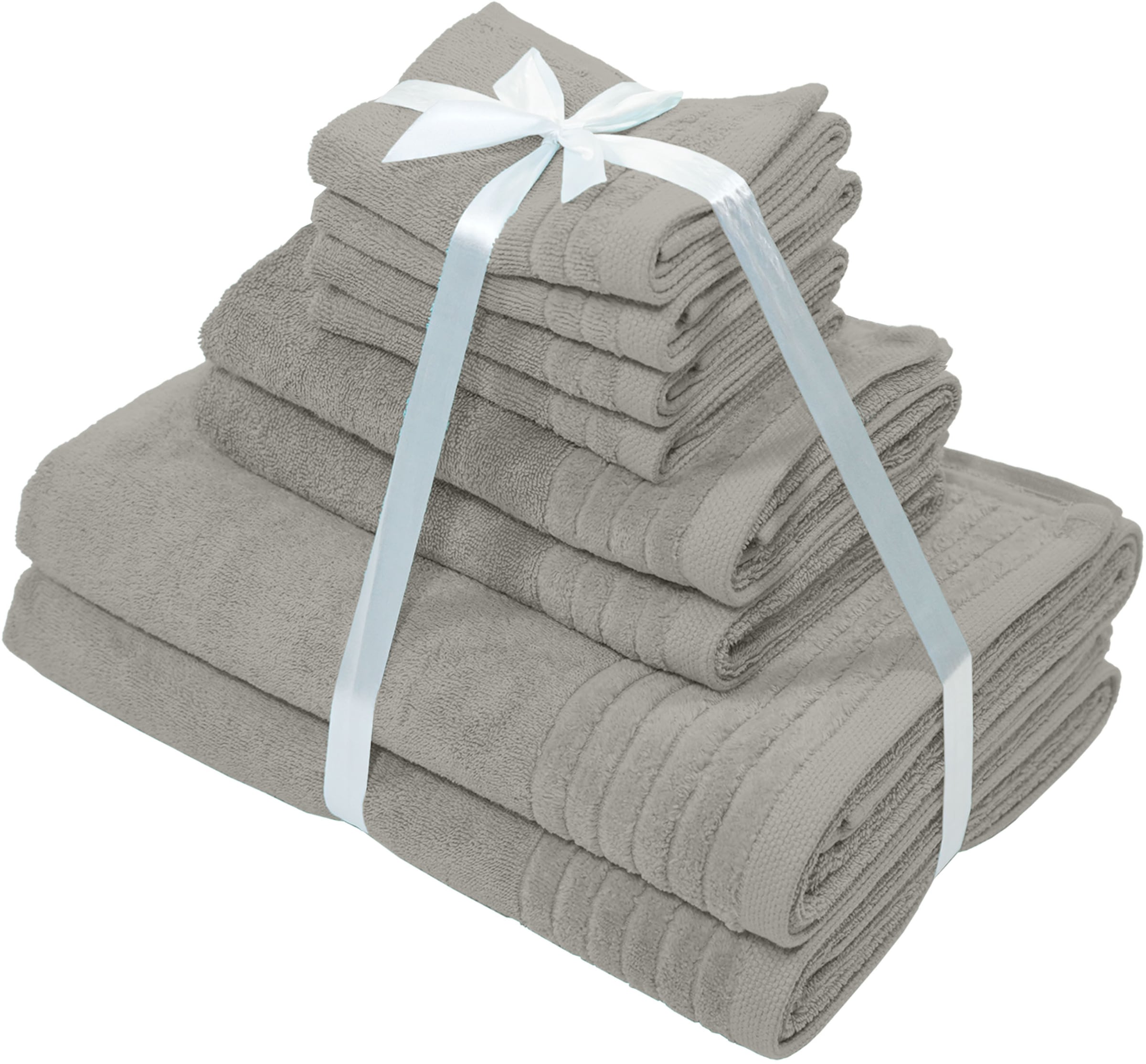 my home Handtuch Set »Sanremo Premium, Premium Handtücher, 600 gr/m², dicke Qualität« Set 8 Stk. Frottier Duschtücher, Handtücher, Seiftücher, 100% Baumwolle, 5 Jahre Garantie