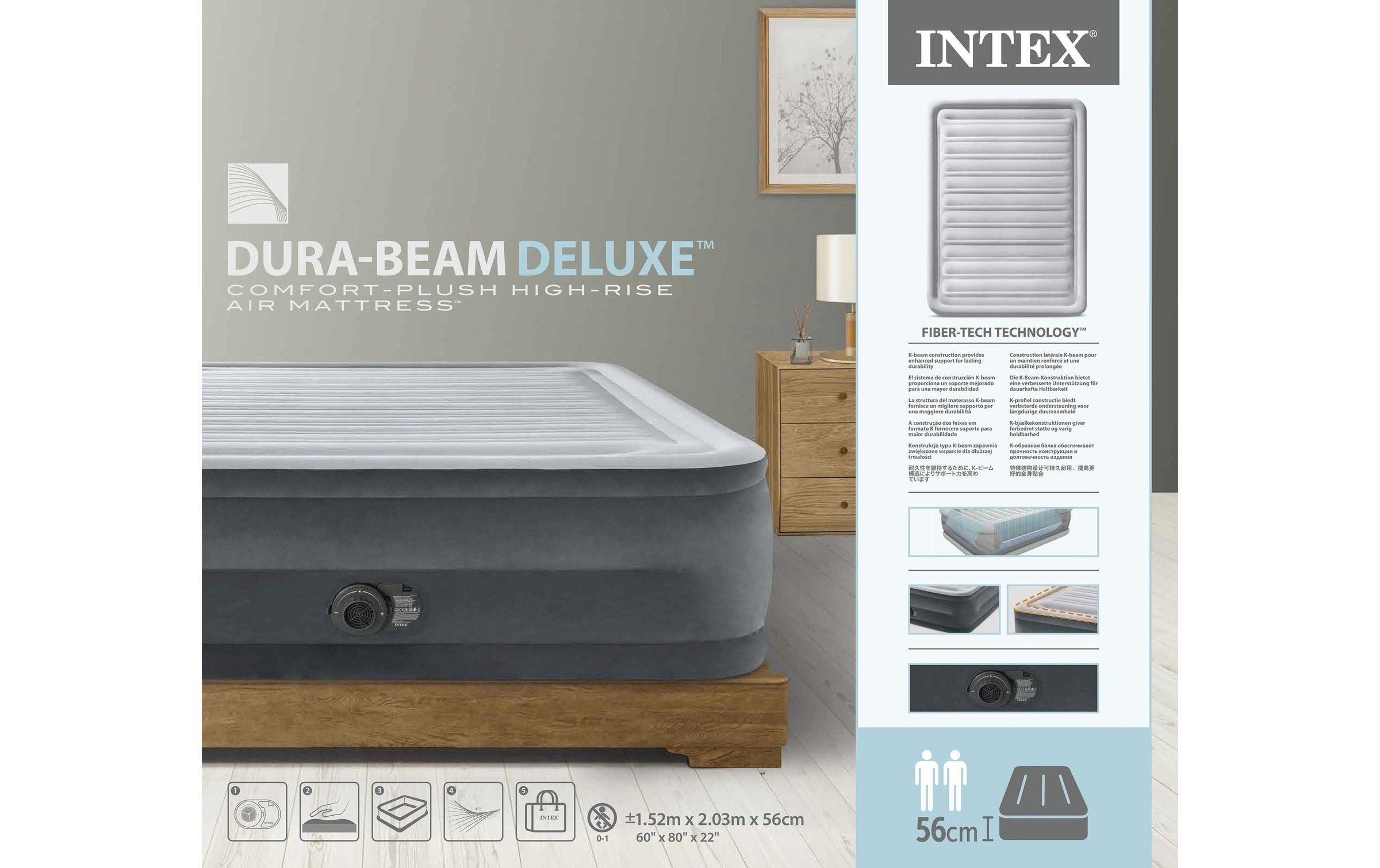 Intex Lit à air »Deluxe Comfort-Plush«