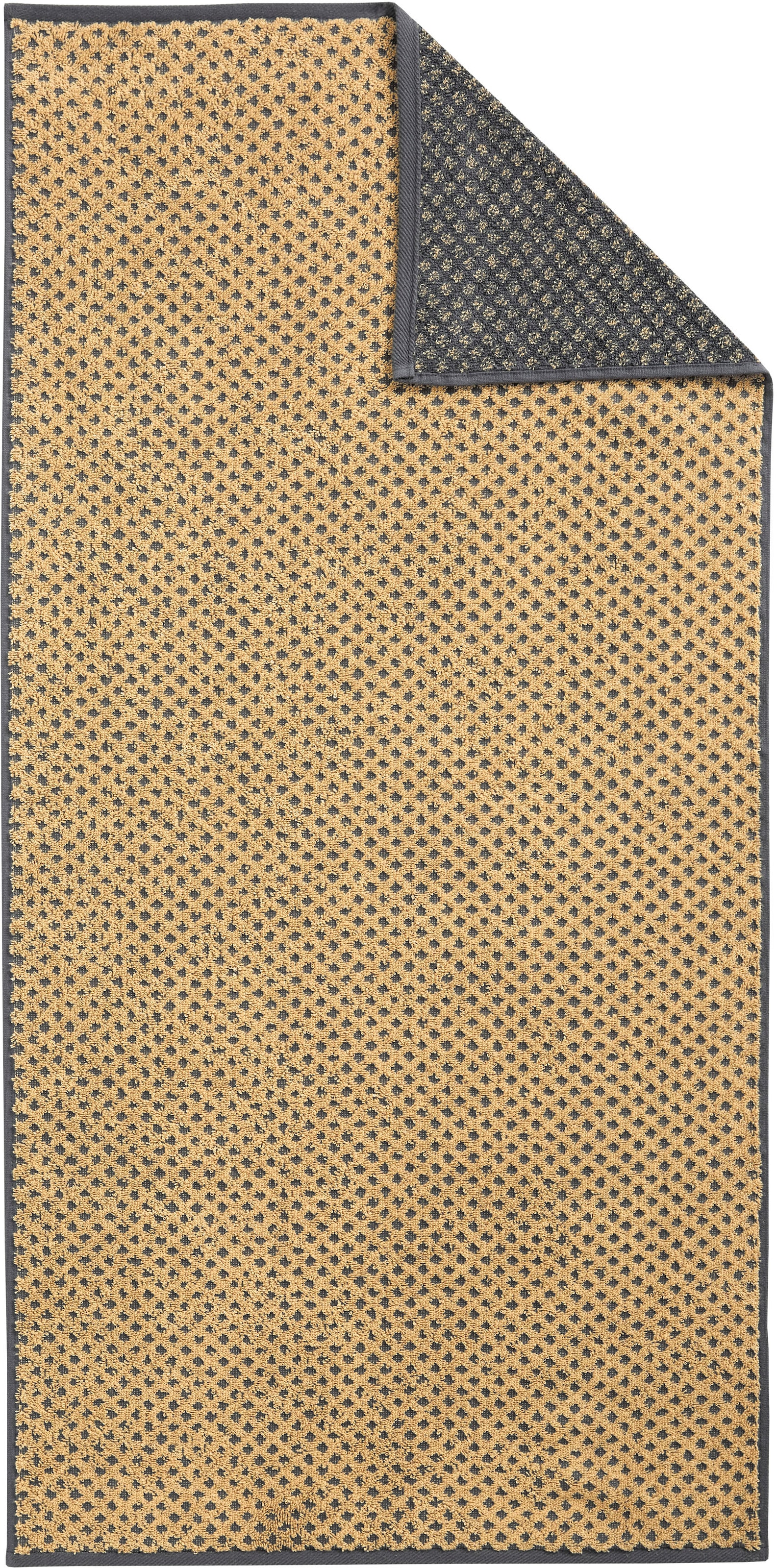 Dyckhoff Set de serviettes »Golden Shades Rhombus« Set 6 cuis Frottee en feutre Kuschelig weich; 4 Handtücher (50x100cm), 2 Duschtücher (70x140cm)