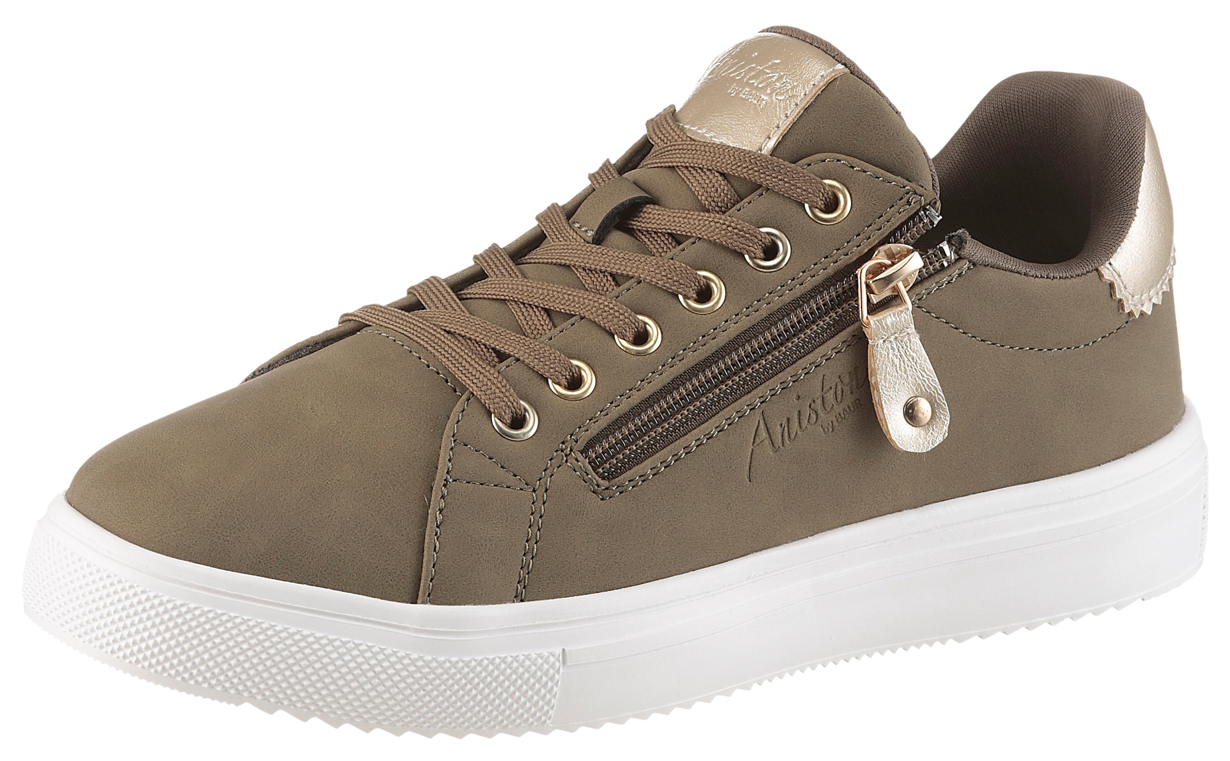 Aniston SHOES Sneaker  Schnürschuh, Freizeitschuh mit Reissverschluss - NEUE KOLLEKTION