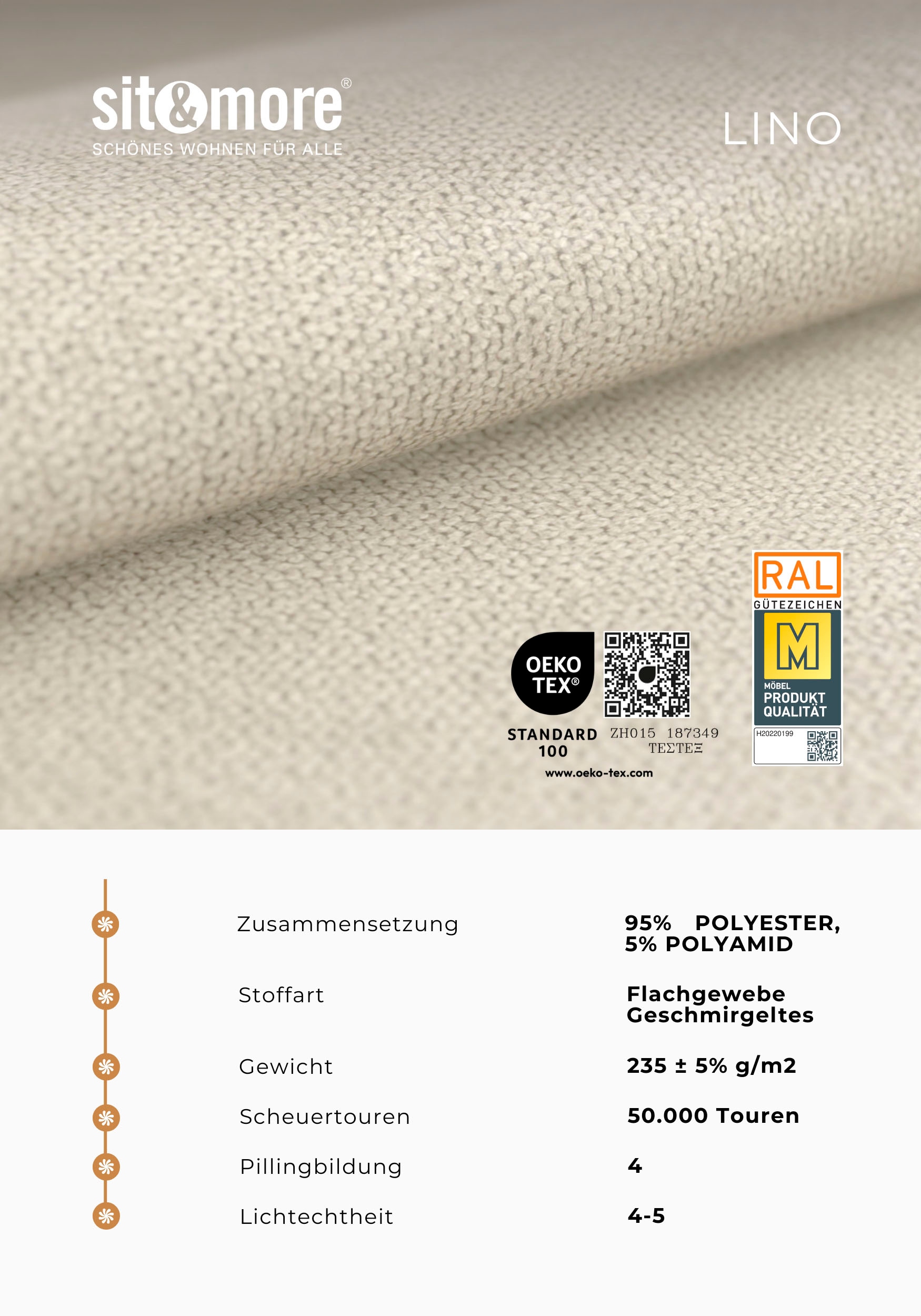 sit&more Ecksofa »Montego L-Form, B: 255 cm« wahlweise mit Schlaffunktion und Schubkasten