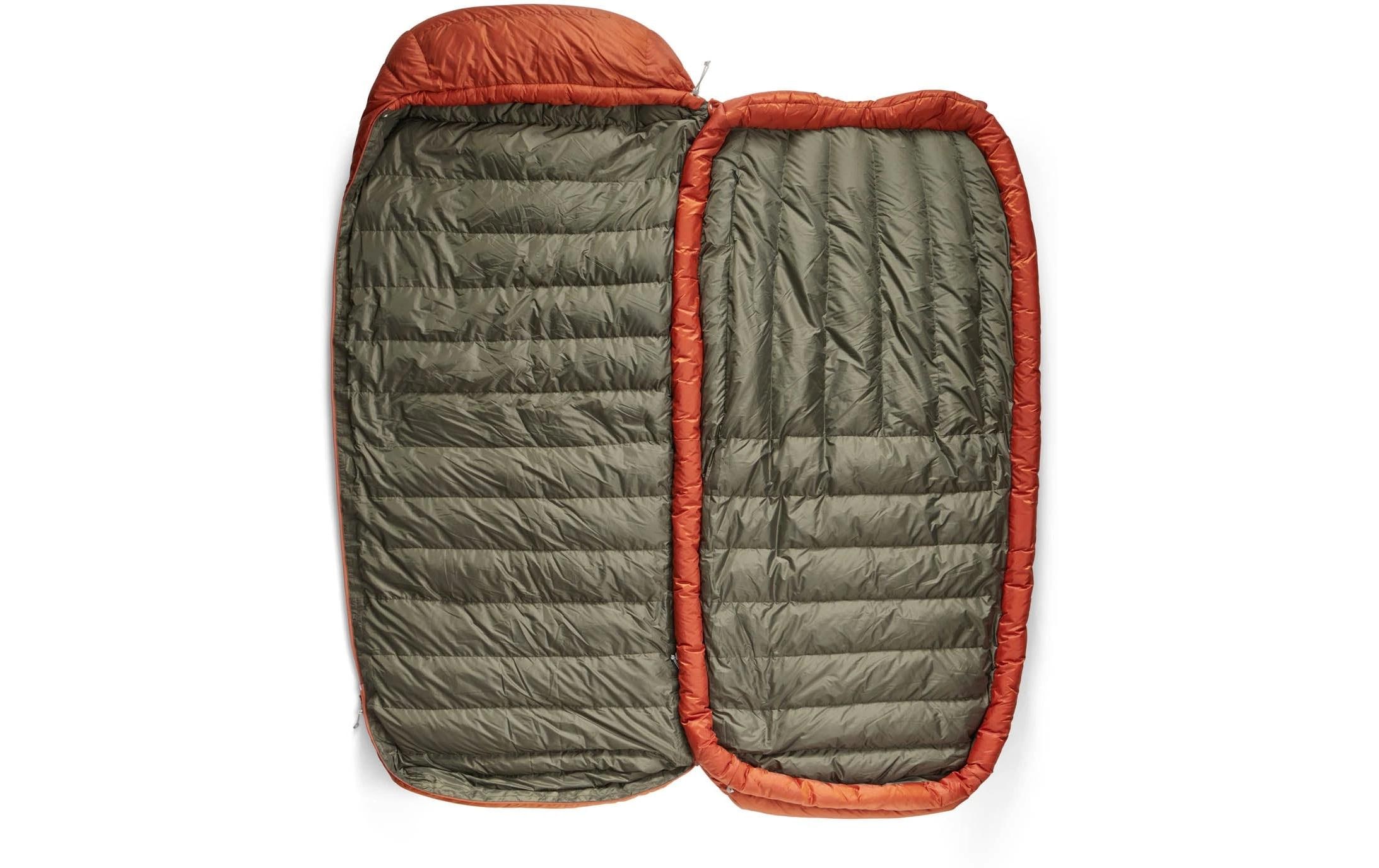 sea to summit Sac de couchage »Basecamp Down Sleeping Bag R, Bombay Brown« Geräumiger Daunenschlafsack für Camping und Winterabenteuer