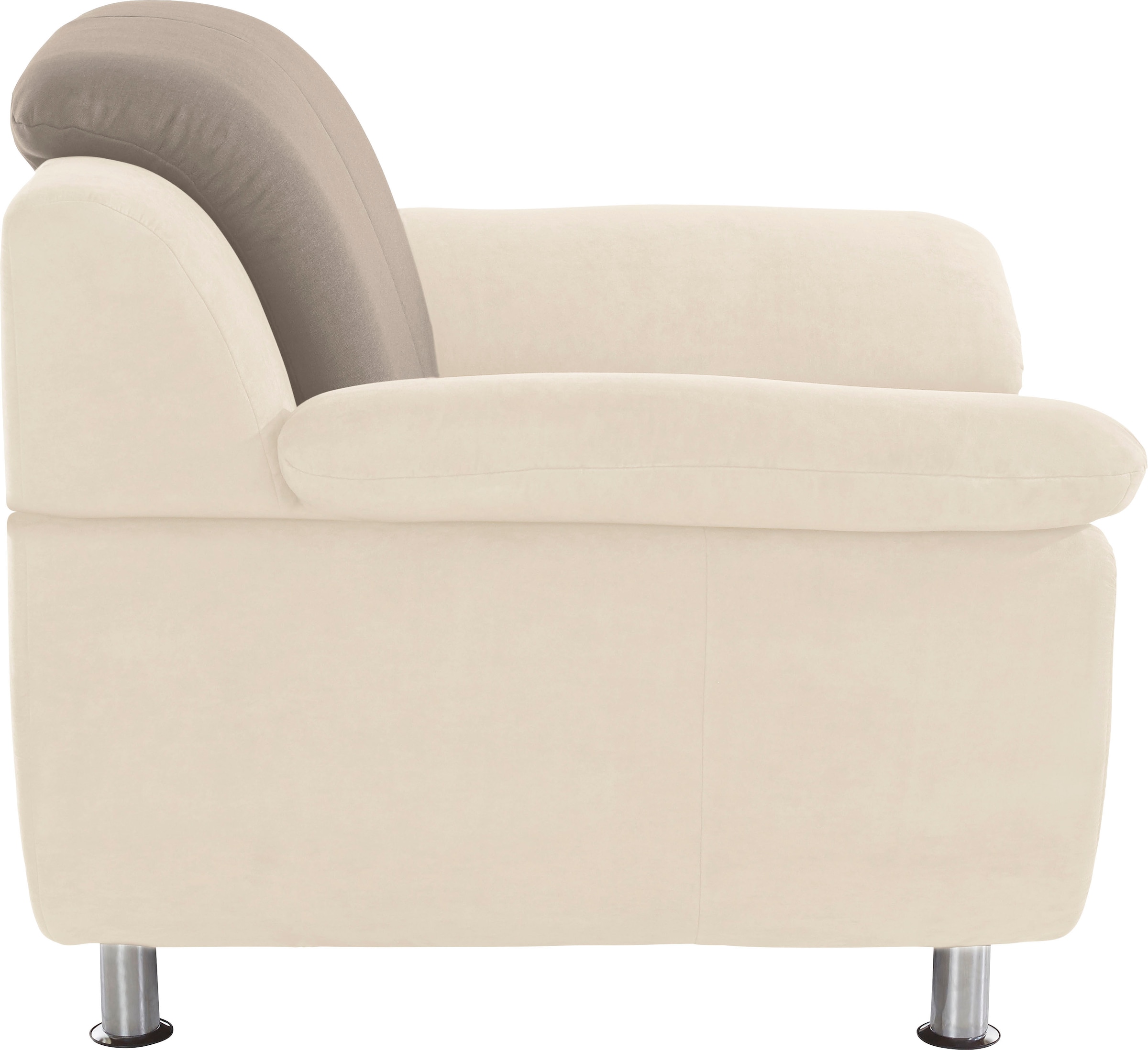 TRENDMANUFAKTUR Fauteuil »Rondo 3, Loungesessel, Breite 121cm« au choix avec ressorts confortables, avec accoudoirs extra larges