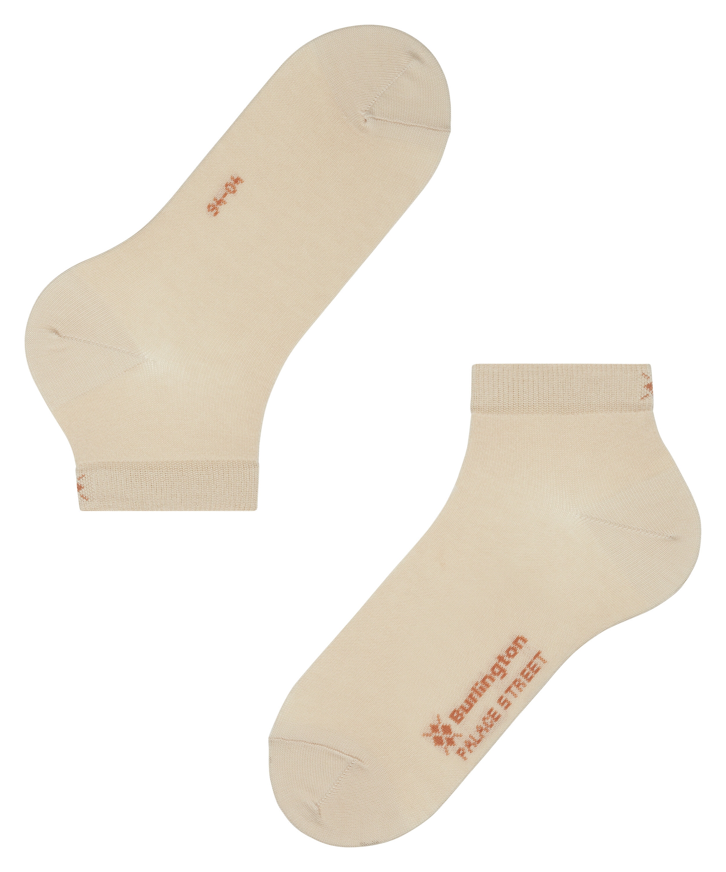 Burlington Chaussettes de baskets »Palace Street« taille unique 40-46, uni, coton peigné