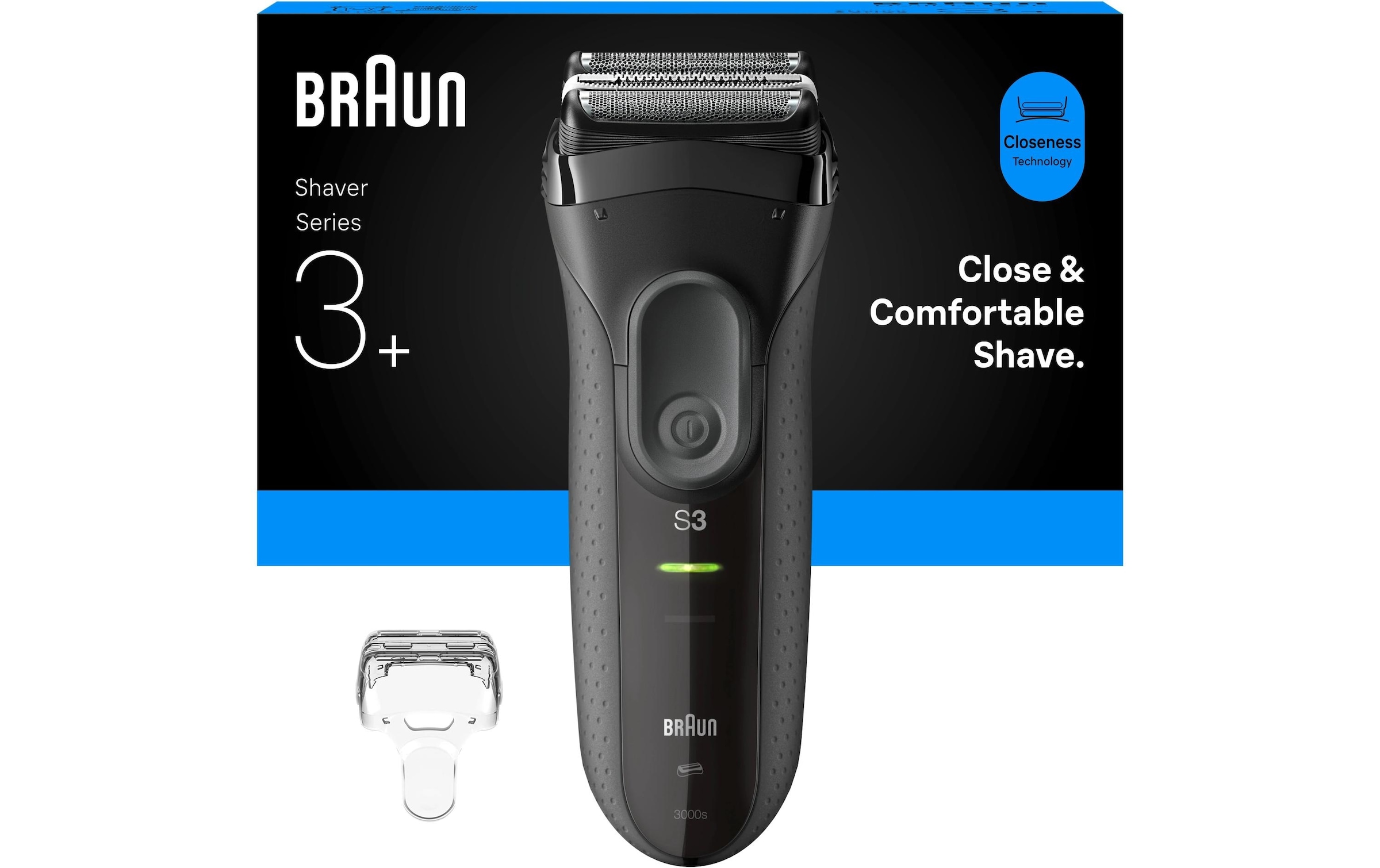 Braun Rasoir pour le visage »Serie 3 3000S« Gesicht