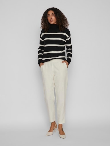 Vila Stehkragenpullover »VIRIL MOCKNECK L/S  KNIT RIB TOP 2- NOOS«