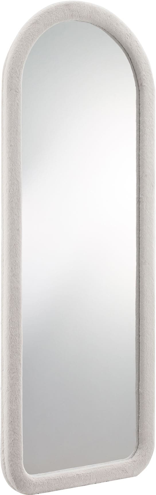 SalesFever Miroir intégral »Bristol Spiegel, 160 cm hoch« Cadre unique arrondi en fausse fourrure