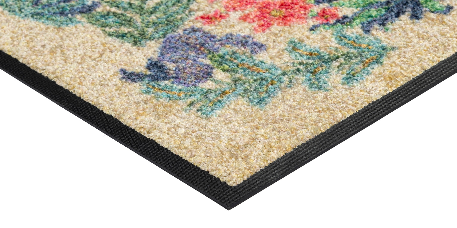 wash+dry by Kleen-Tex Fussmatte »Flower Bouquet Daylight« rechteckig 7 mm Höhe auch als Läufer erhätlich, waschbar und trocknergeeignet