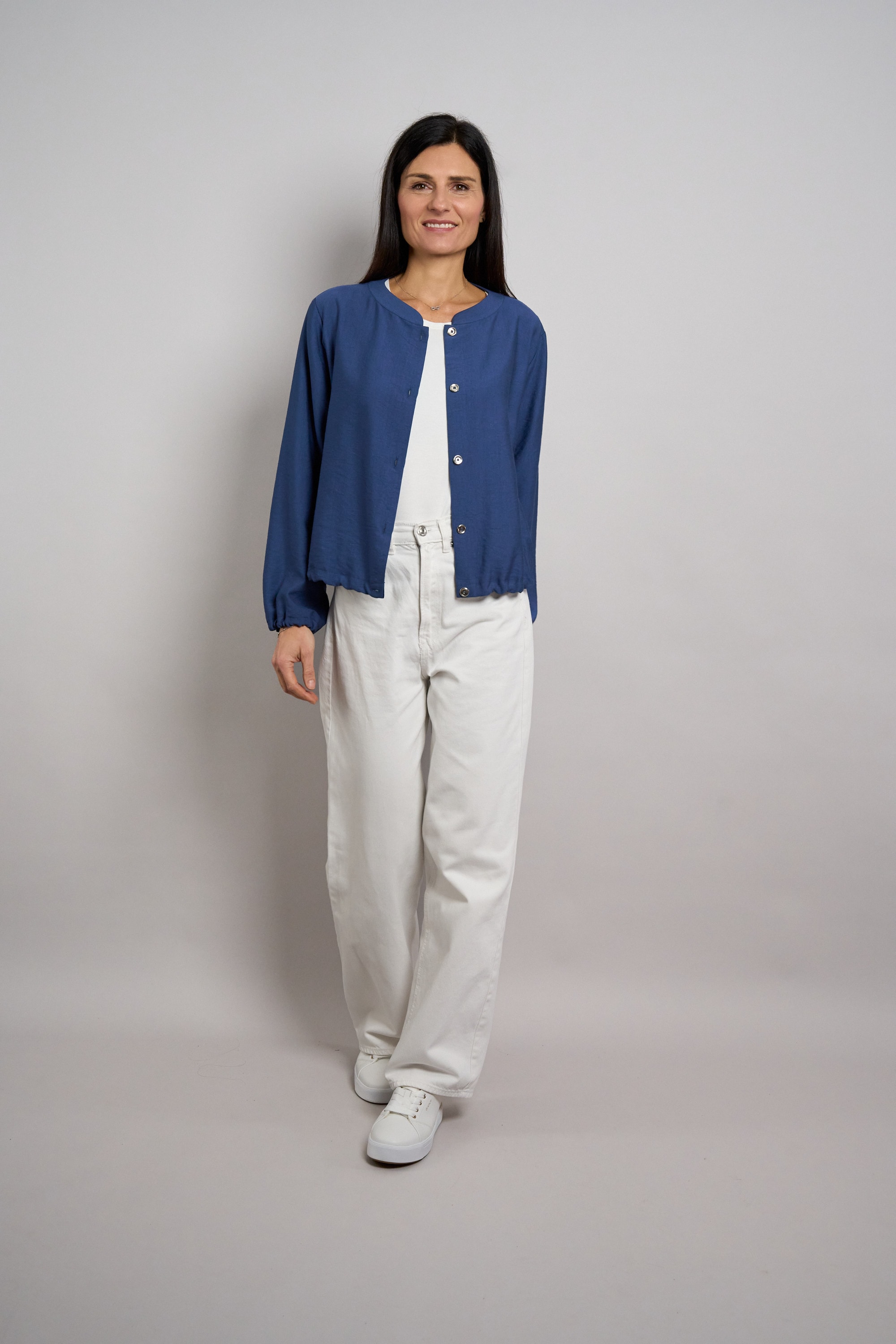 Seidel Moden Veste chemisier »Otto exclusiv« ohne Kapuze mit Knopfleiste - Viskose - MADE IN GERMANY