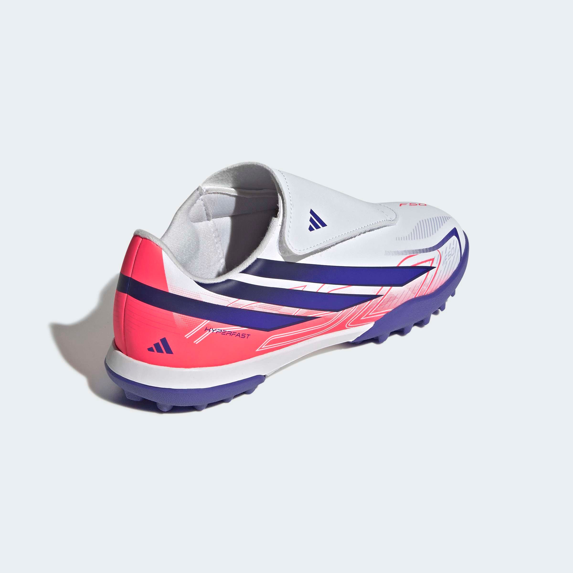 adidas Performance Fussballschuh »F50 HYPERFAST CLUB KIDS , HYBRIDRASEN, KLETTVERSCHLUSS«  für Kinder & Jugendliche