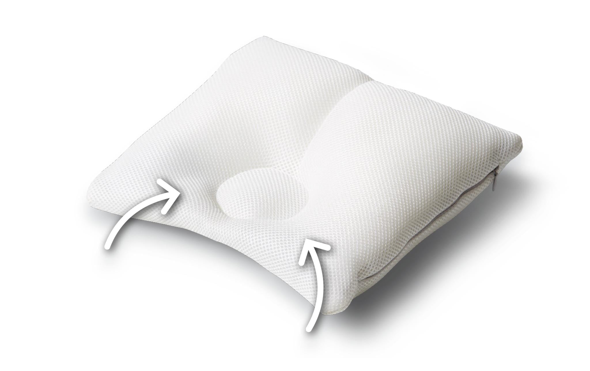 Träumeland Kopfkissen »Carefor Maxi Weiss 26 x 28 x 7 cm« 1 Stk. tlg.