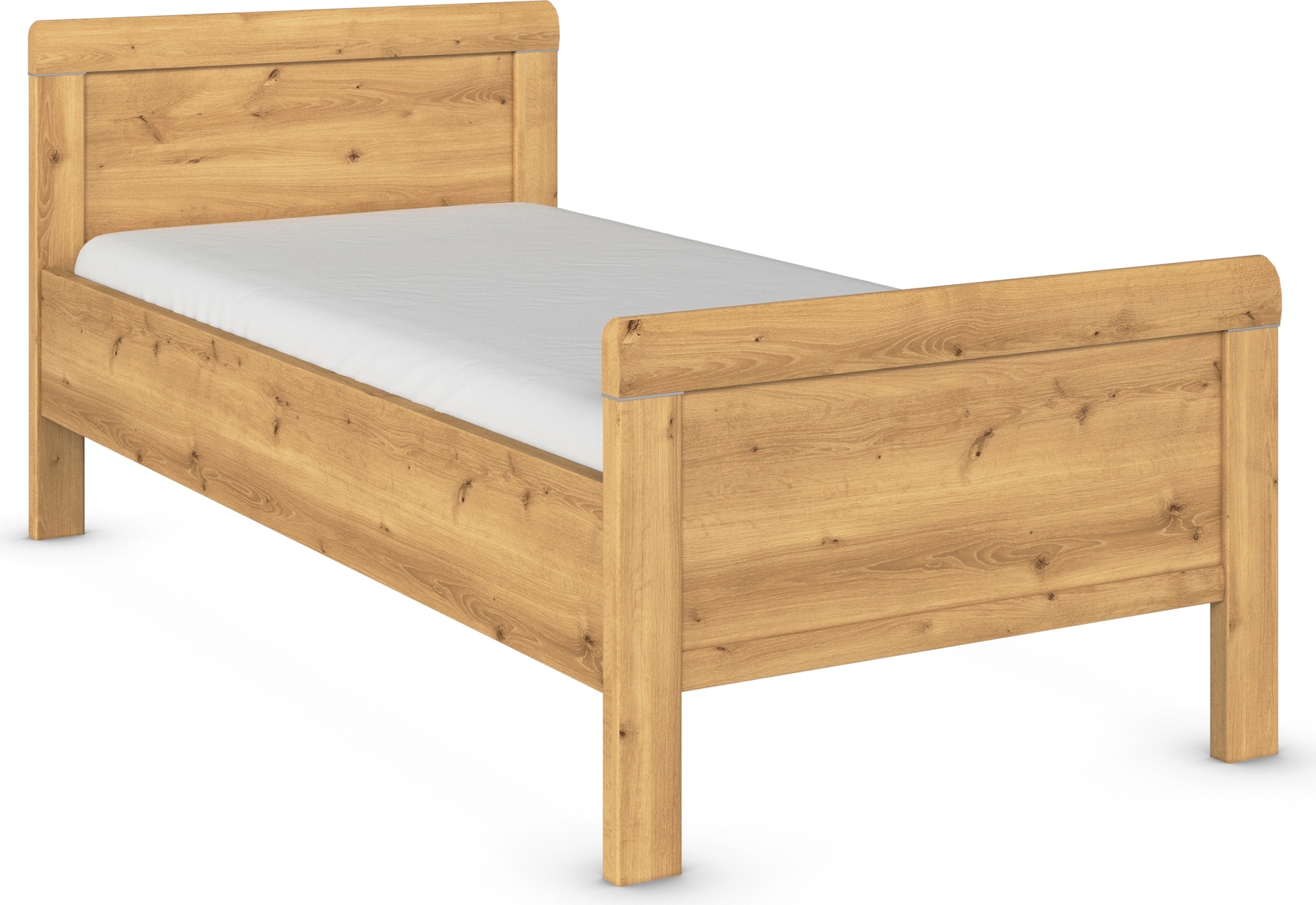 rauch Lit »Bett Einzelbett Stollenbett EVELYN« à hauteur confortable en panneau de bois dans un style élégant MADE IN GERMANY