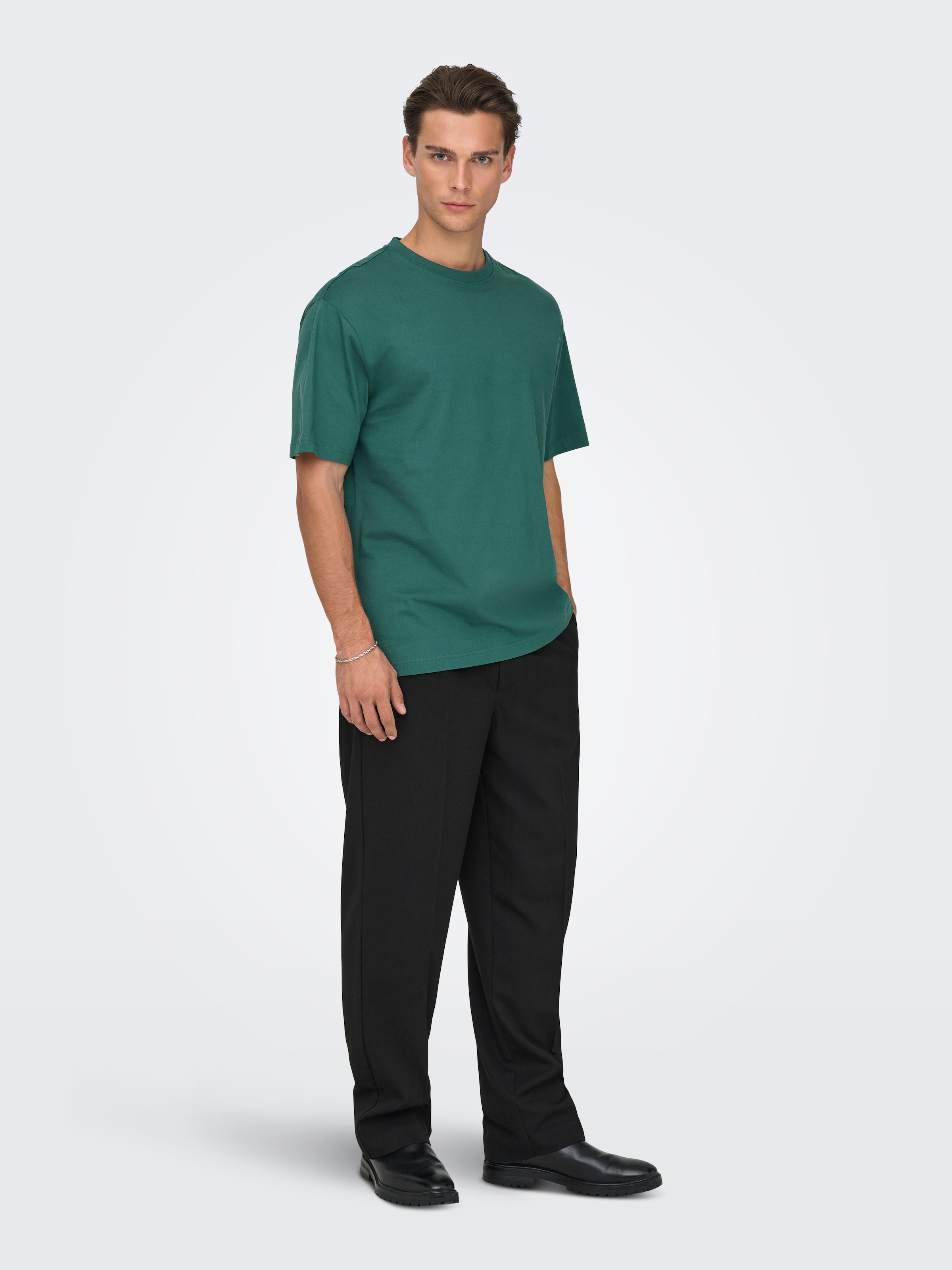 ONLY & SONS Rundhalsshirt »ONSFRED RLX SS TEE« Baumwolle, relaxed fit