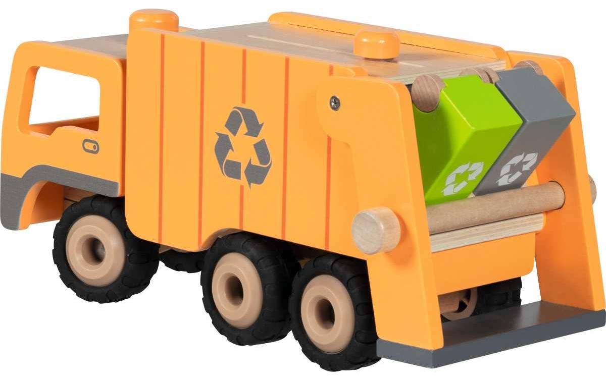 goki Spielzeug-Müllwagen »Grosser Eco mit 2 Mülltonnen«