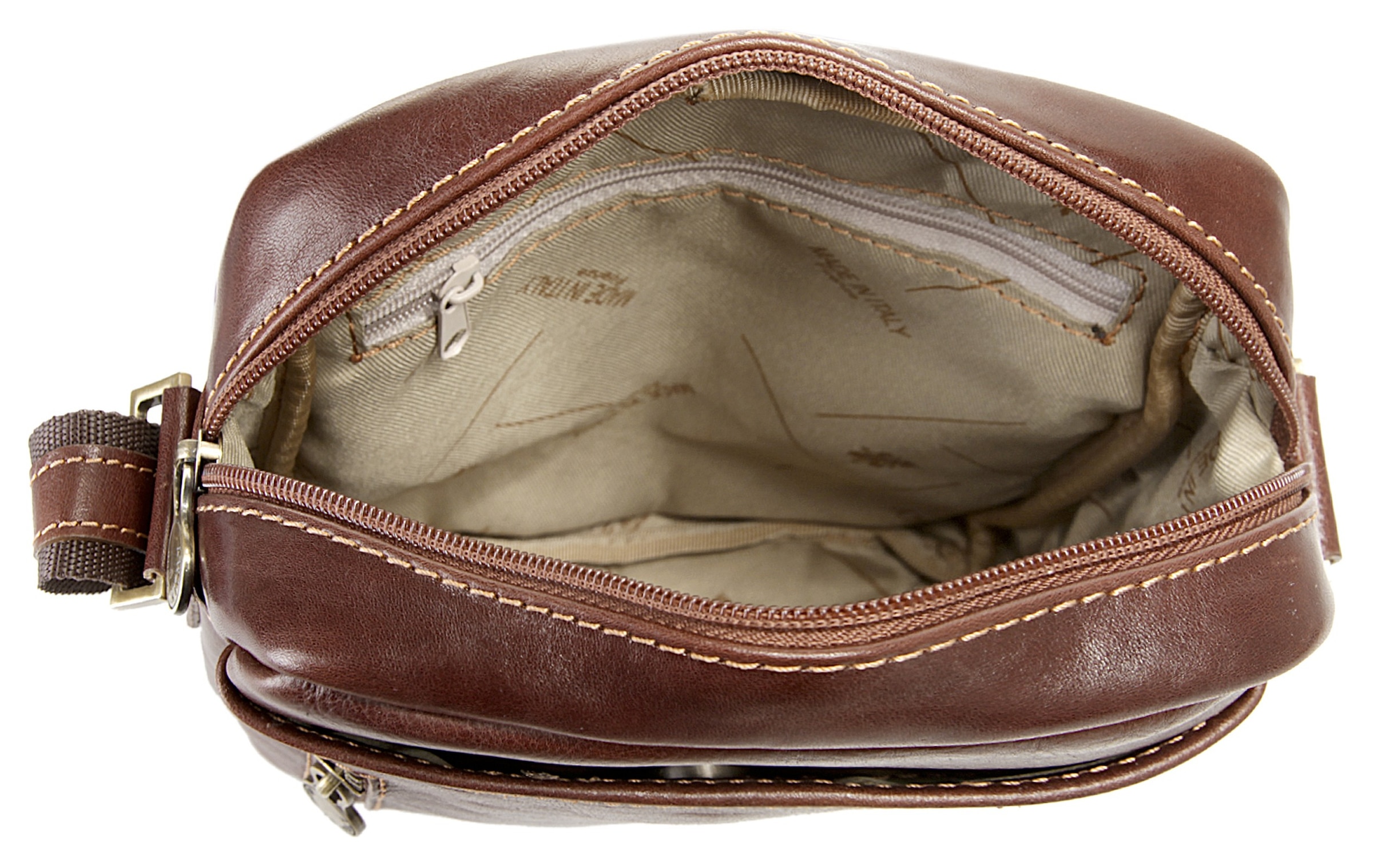 Piké Sac à bandoulière echt Leder, Made in Italy