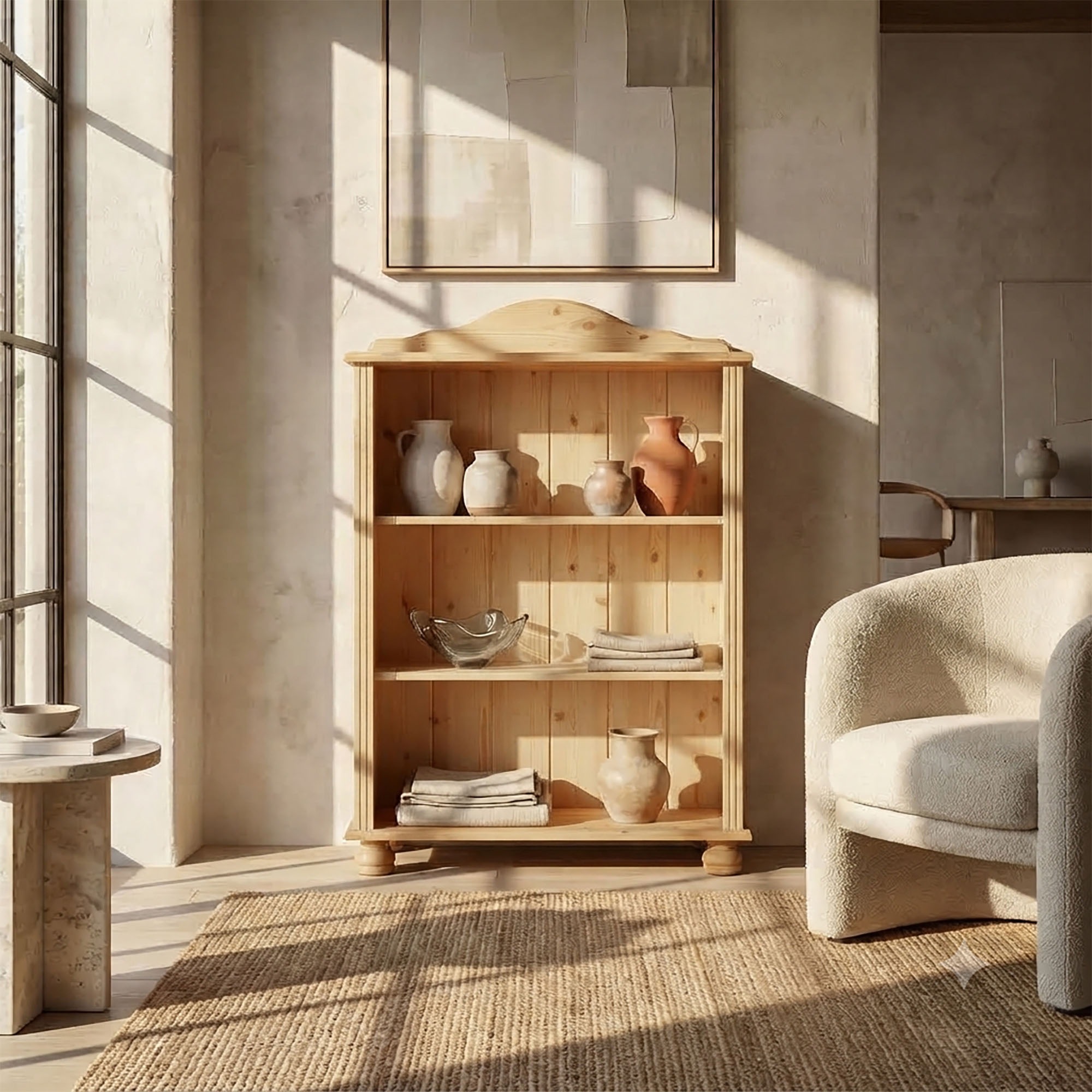 GOODproduct Regal »Mette« aus massivem Kiefernholz, in unterschiedlichen Grössen und Farben