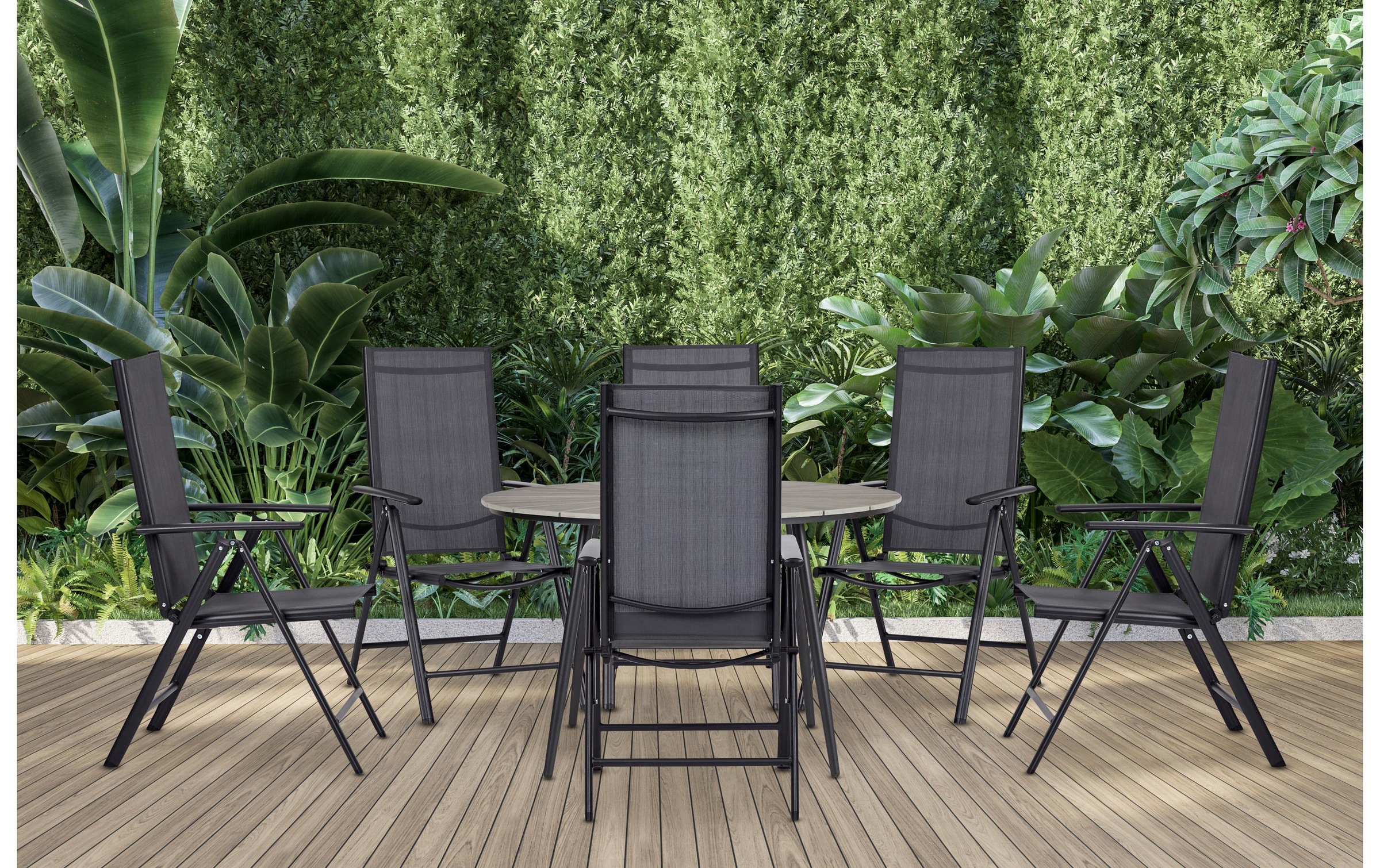 Schou Chaise de jardin »Liv 6 Positionen« () Verstellbarer Gartenstuhl