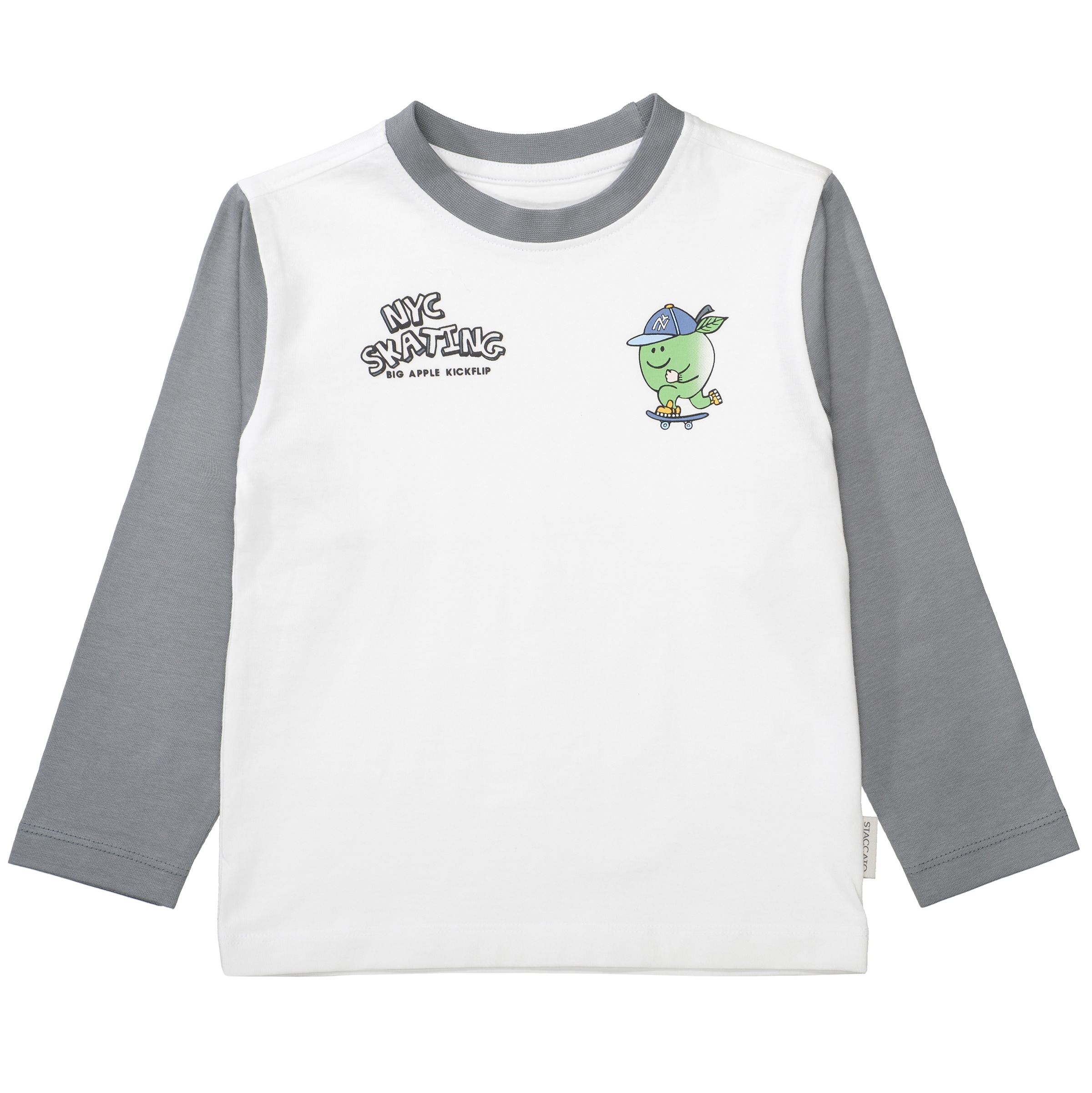 STACCATO T-shirt à manches longues 2 pièces 2er Pack, mit Letter-Prints und Colorblocking, für Boys