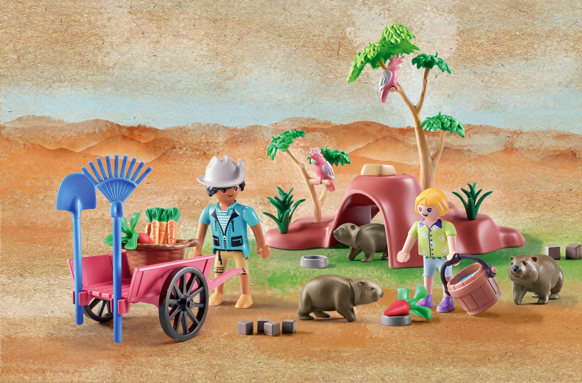 Playmobil® Jeu de construction »Wombat Unterschlupf (71625), Wiltopia« Made in Germany