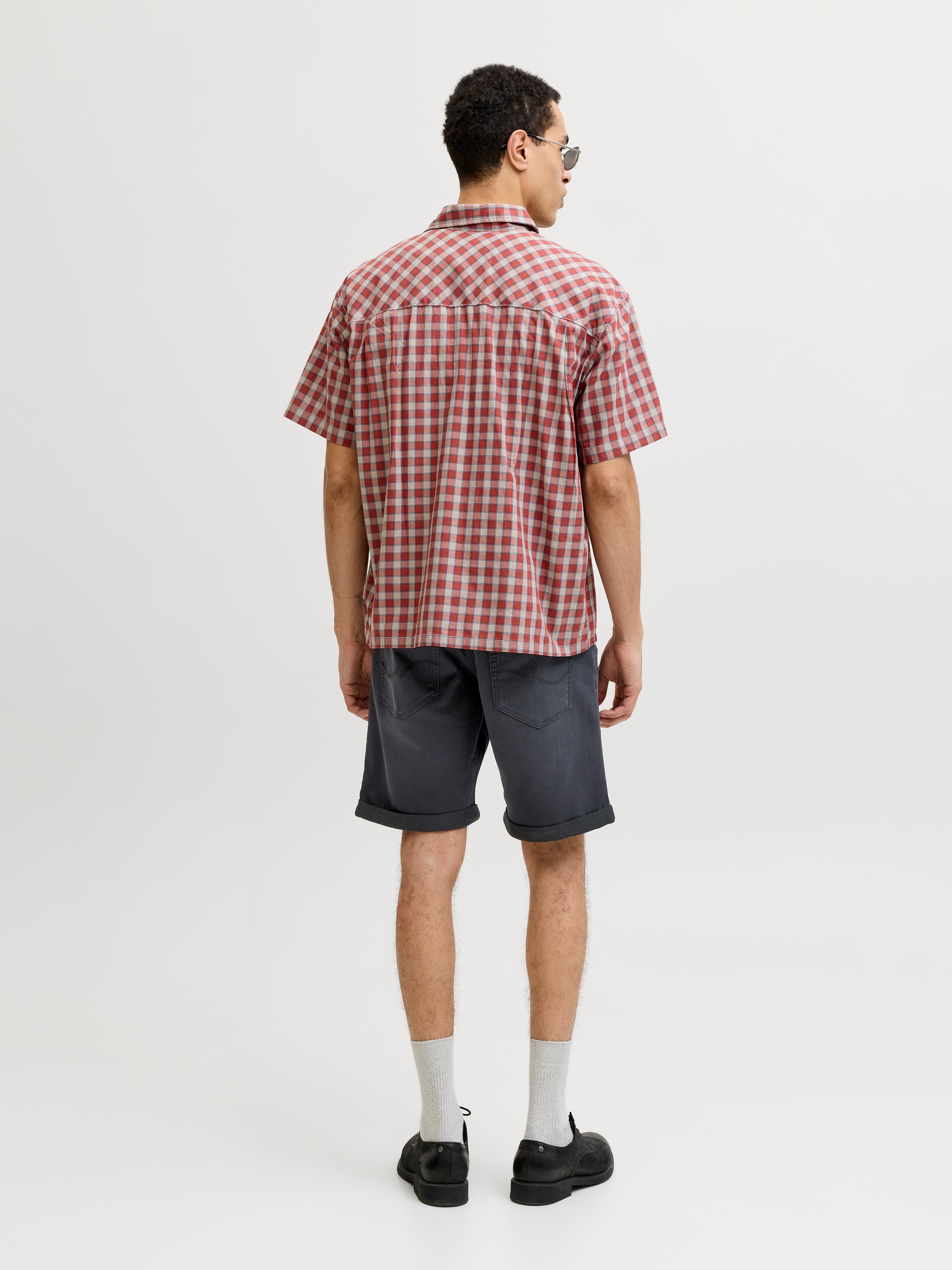 Jack & Jones Short »JJIRICK JJICON SHORTS GE 720 I.K SN«  mélange coton, coupe régulière