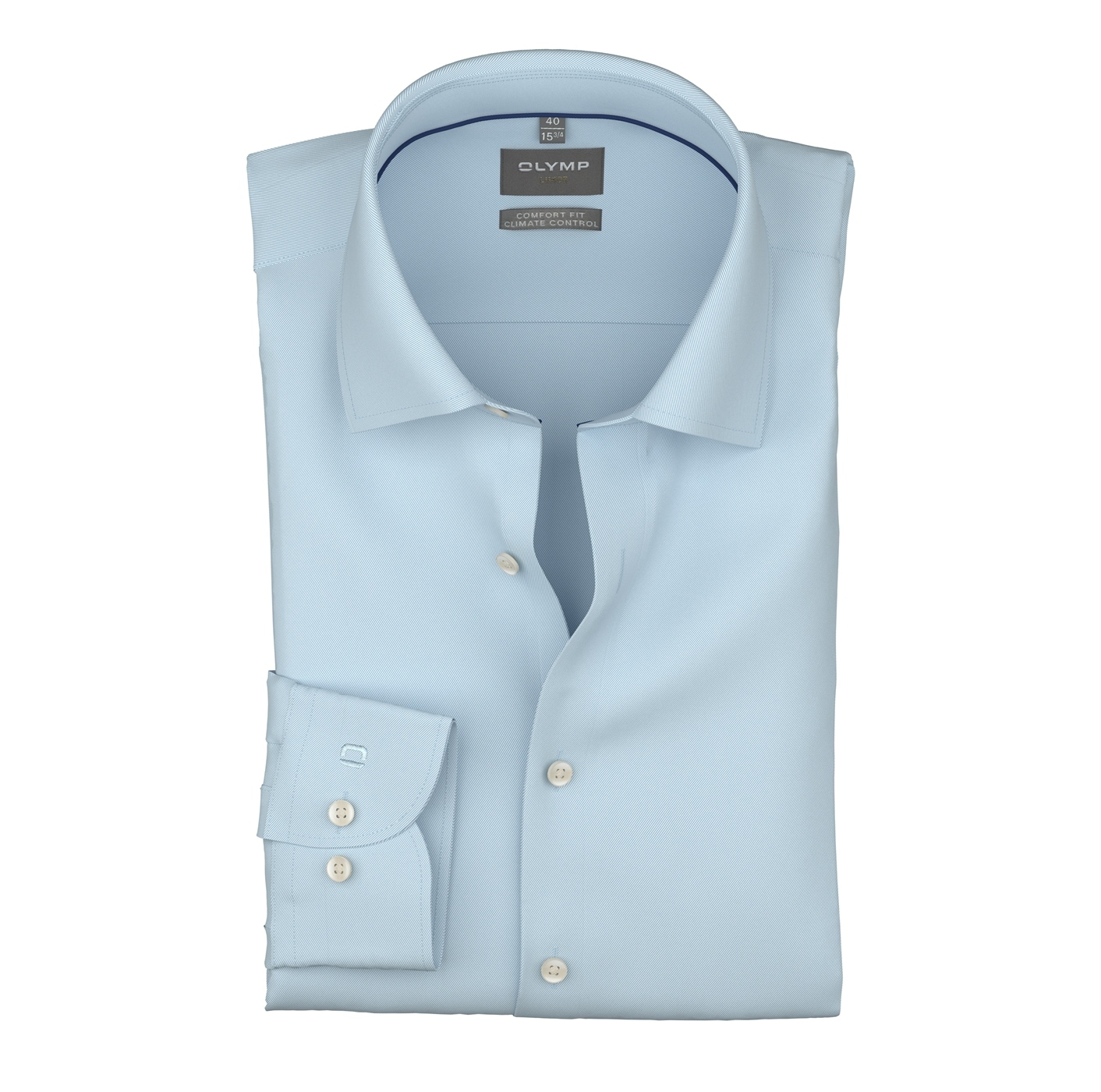OLYMP Chemise à manches longues »Luxor« comfort fit, Businesshemd, New-Kentkragen, unifarben