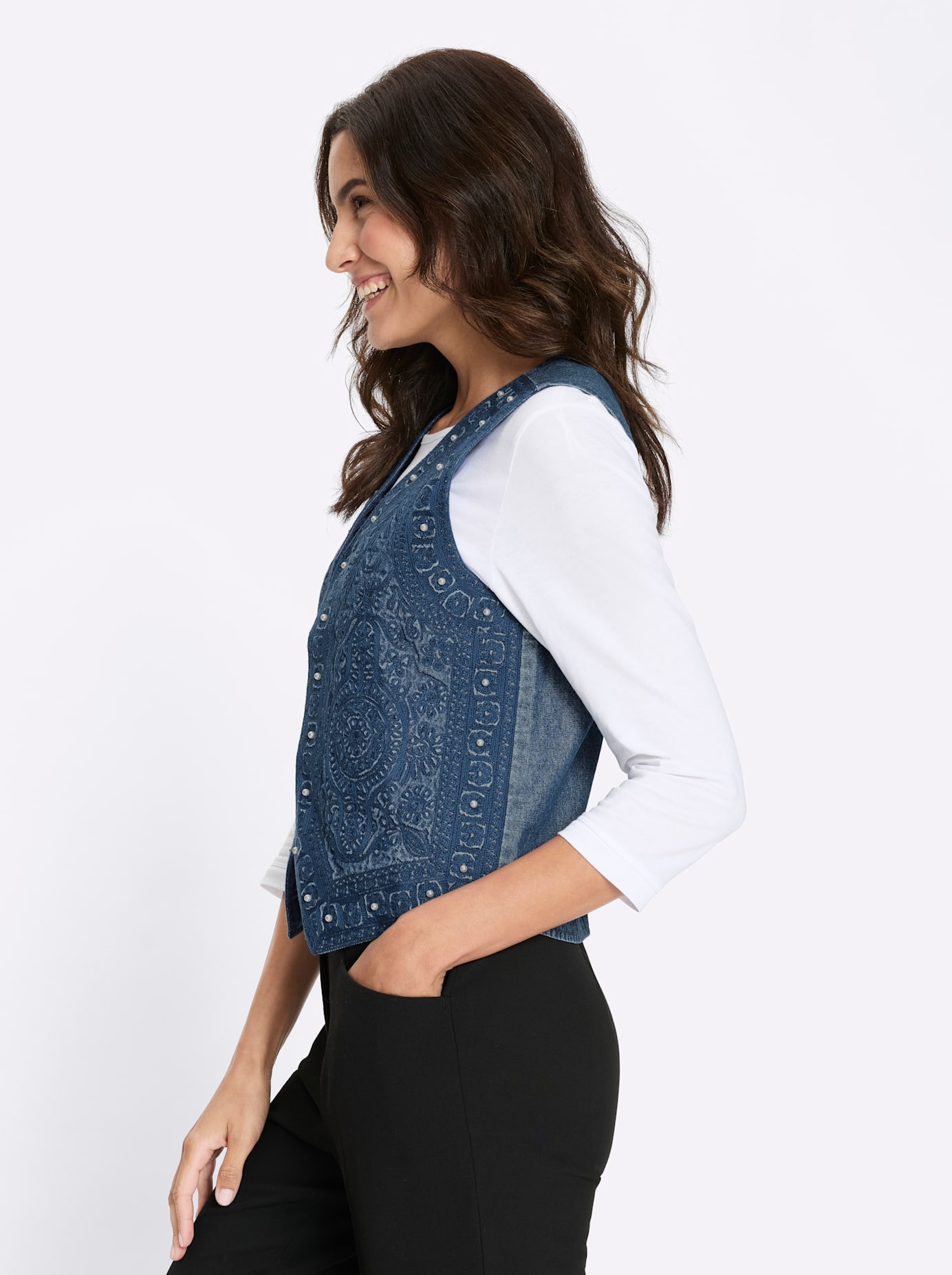 Inspirationen Gilet en jean