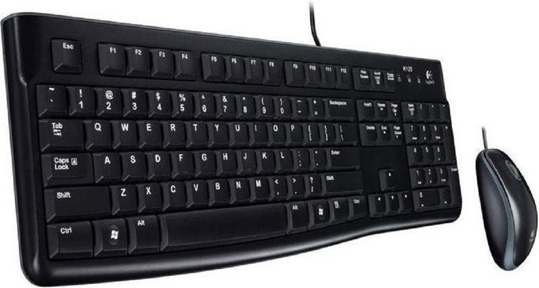 Logitech Tastatur- und Maus-Set »Desktop MK120 - US-INT'L-Layout«