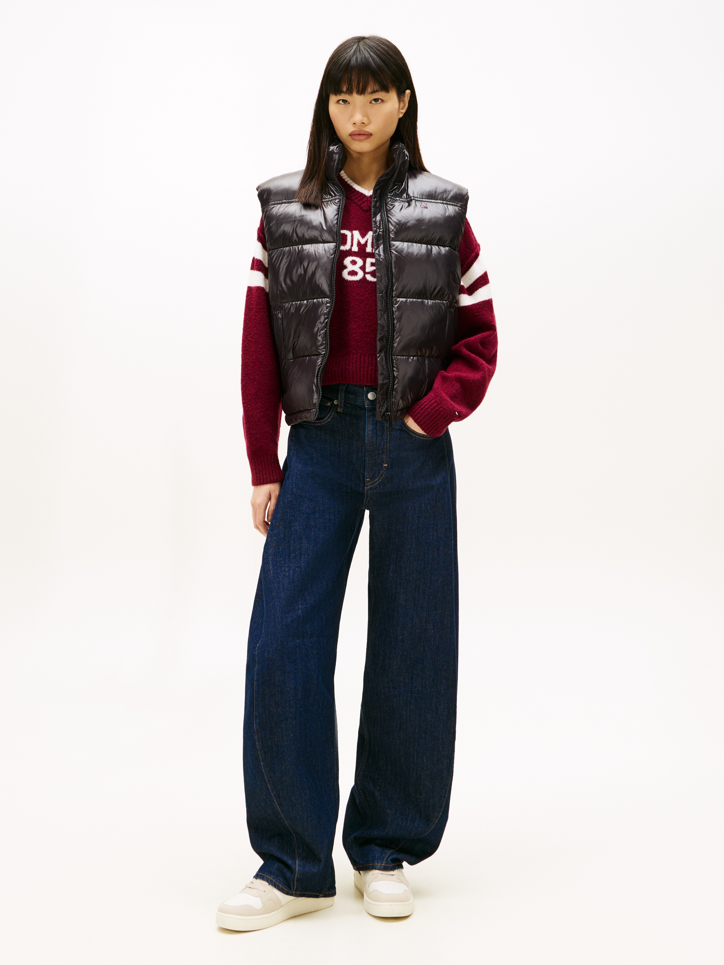 Tommy Jeans Steppweste »TJW ESSENTIAL PUFFER VEST SHINY«